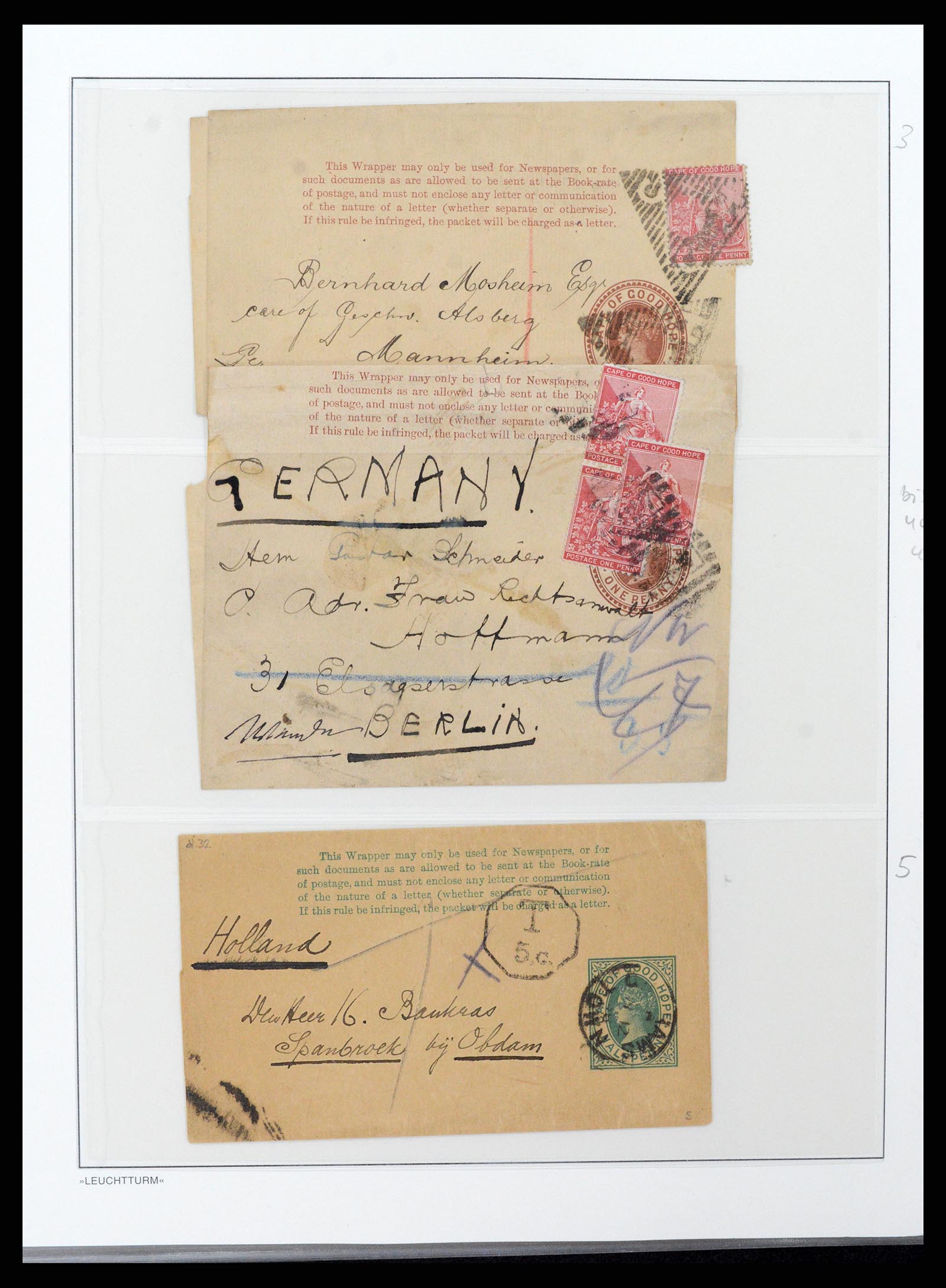 37550 016 - Postzegelverzameling 37550 Kaap de Goede Hoop 1852-1910.