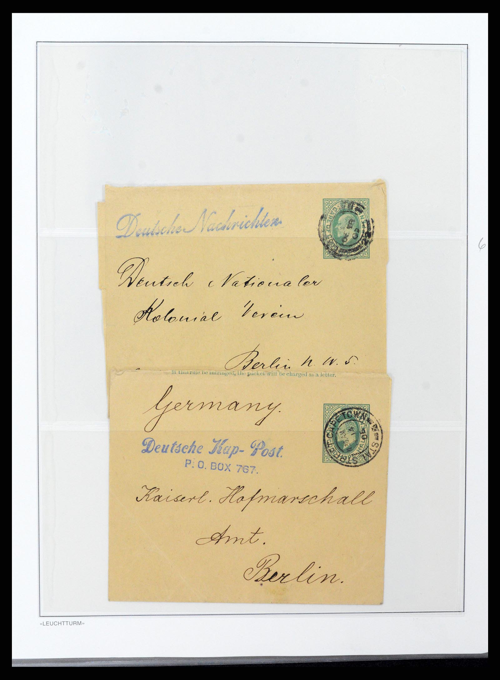 37550 017 - Postzegelverzameling 37550 Kaap de Goede Hoop 1852-1910.