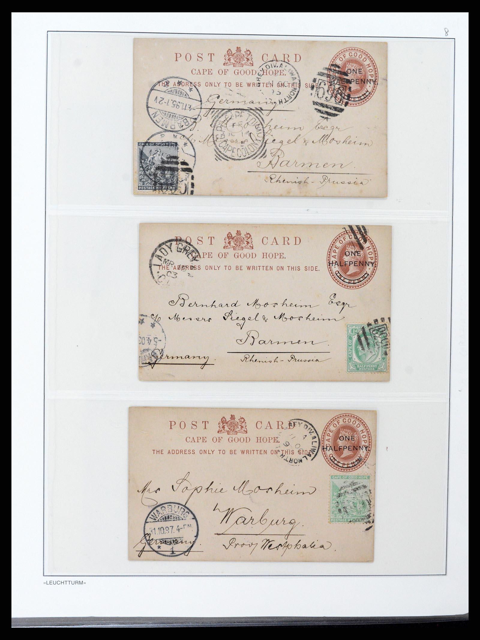 37550 024 - Postzegelverzameling 37550 Kaap de Goede Hoop 1852-1910.