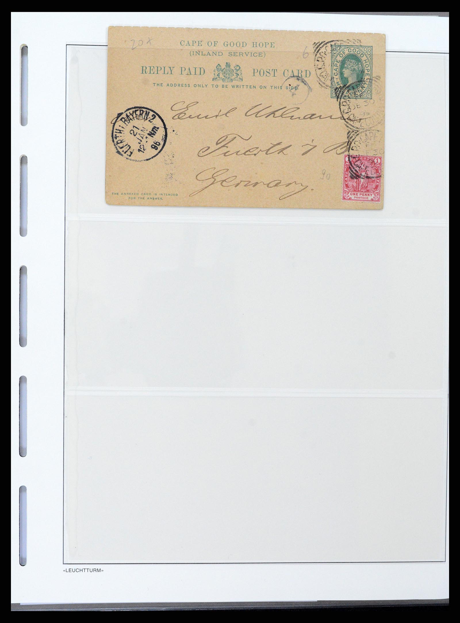 37550 031 - Postzegelverzameling 37550 Kaap de Goede Hoop 1852-1910.