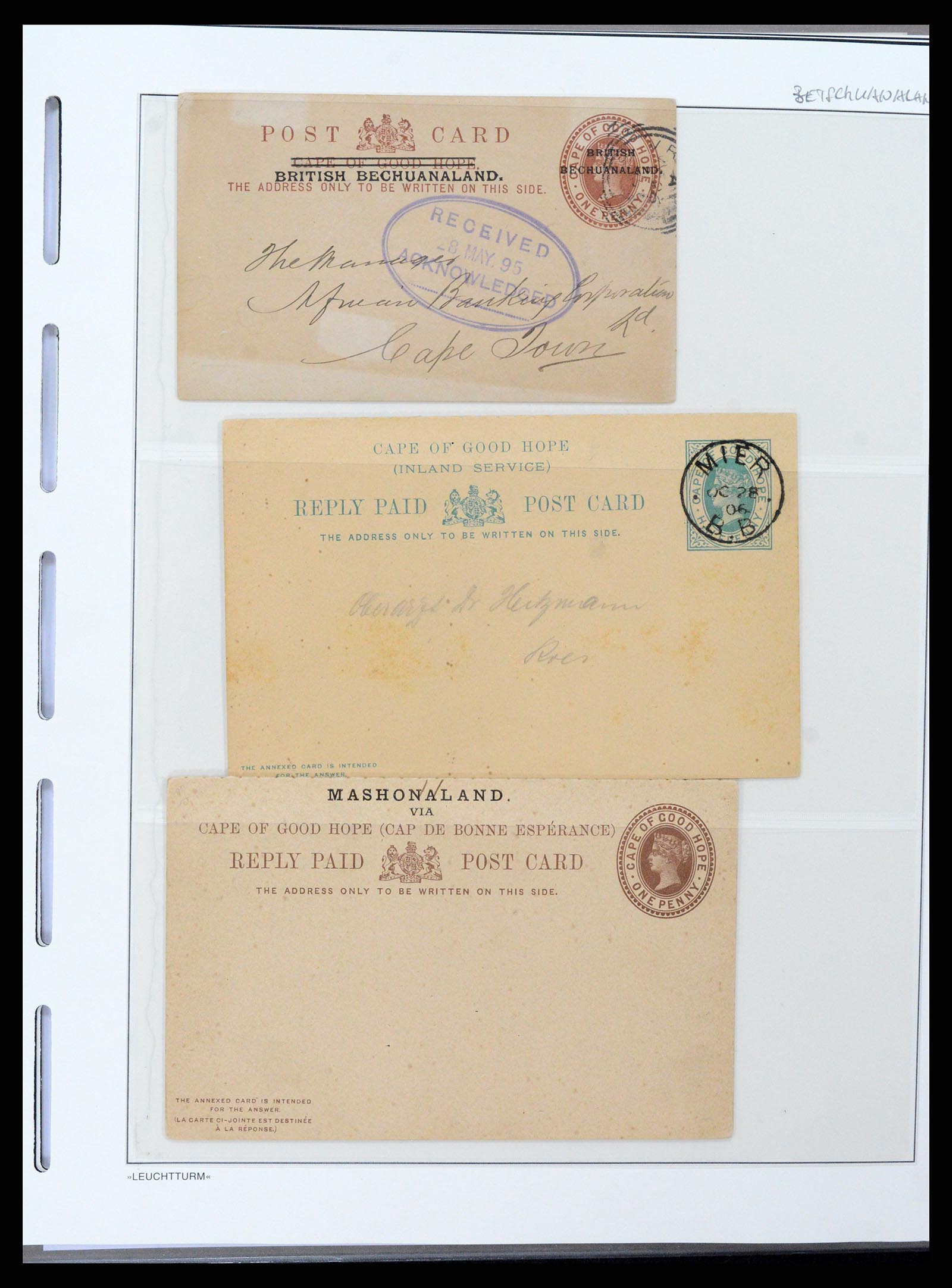 37550 032 - Postzegelverzameling 37550 Kaap de Goede Hoop 1852-1910.