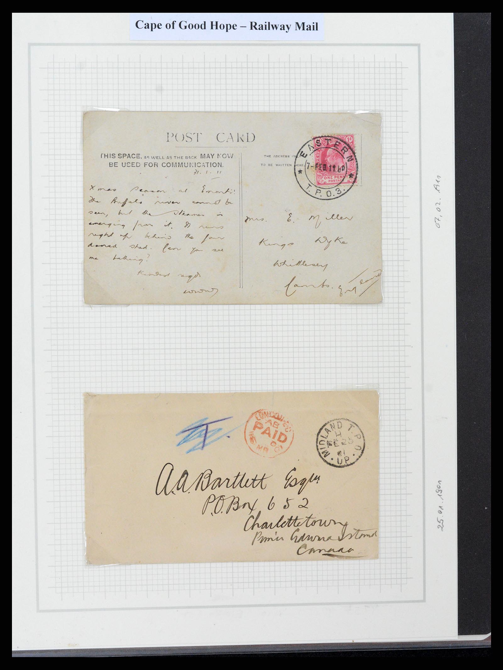 37550 039 - Postzegelverzameling 37550 Kaap de Goede Hoop 1852-1910.