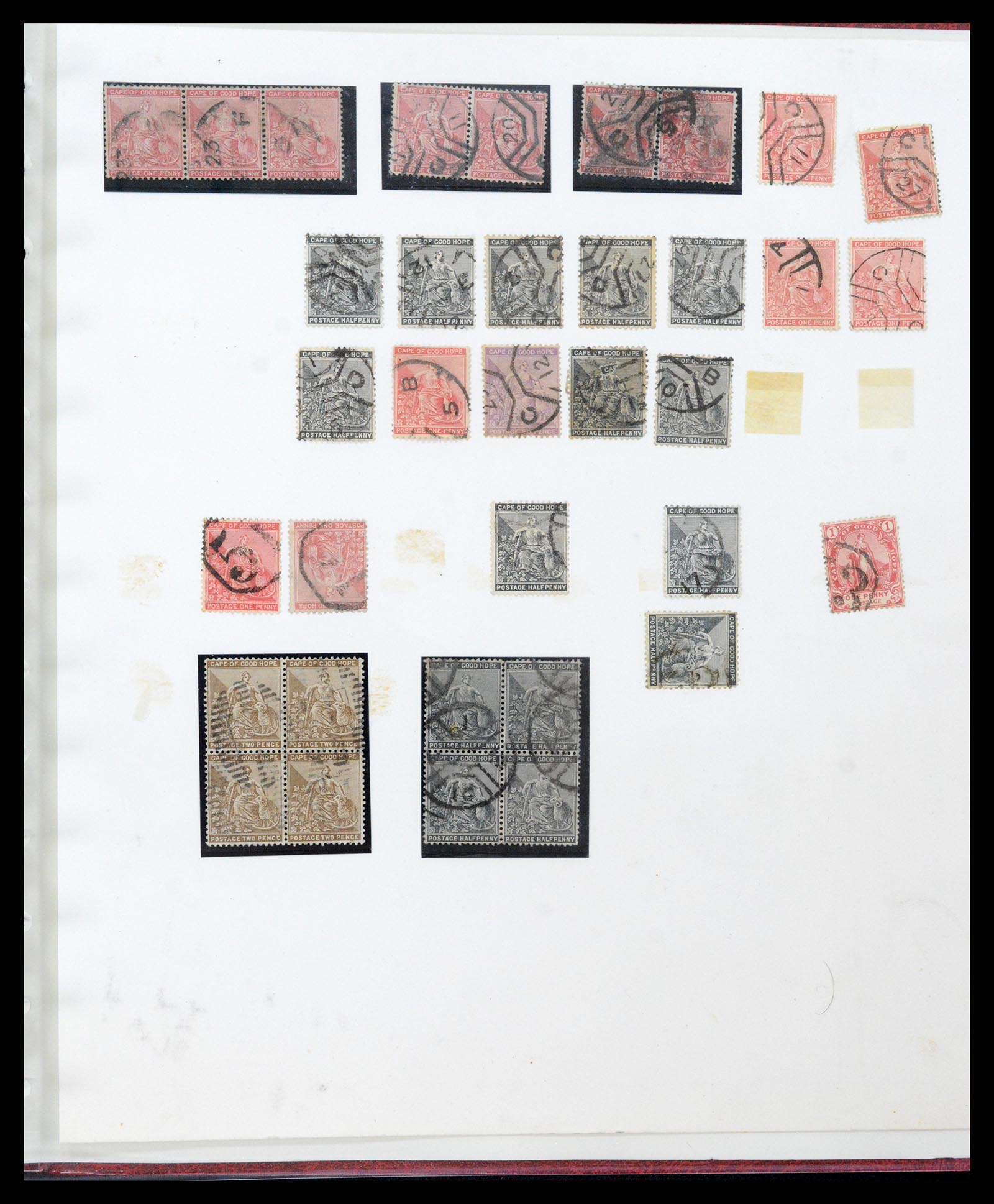 37550 047 - Postzegelverzameling 37550 Kaap de Goede Hoop 1852-1910.