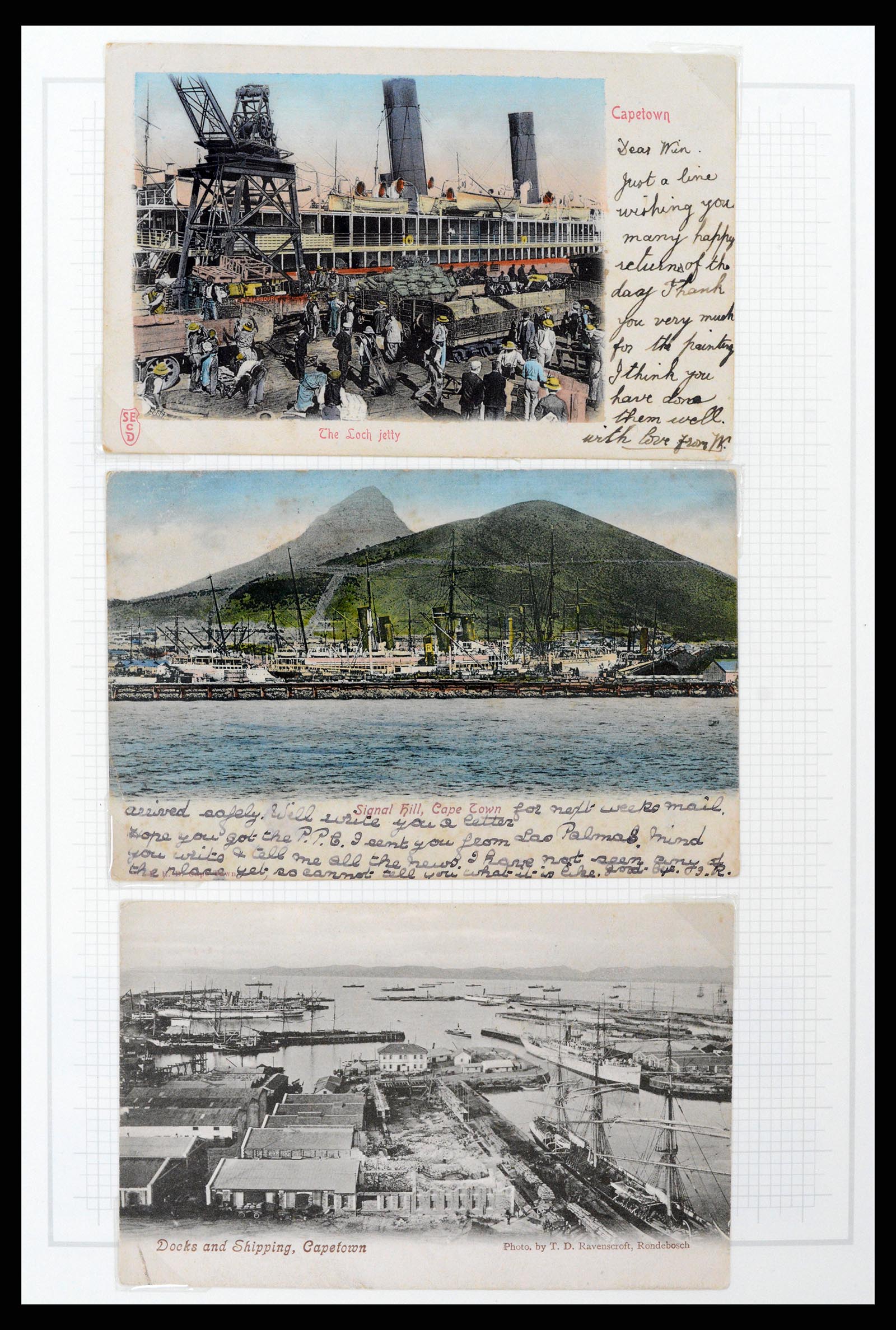 37550 051 - Postzegelverzameling 37550 Kaap de Goede Hoop 1852-1910.