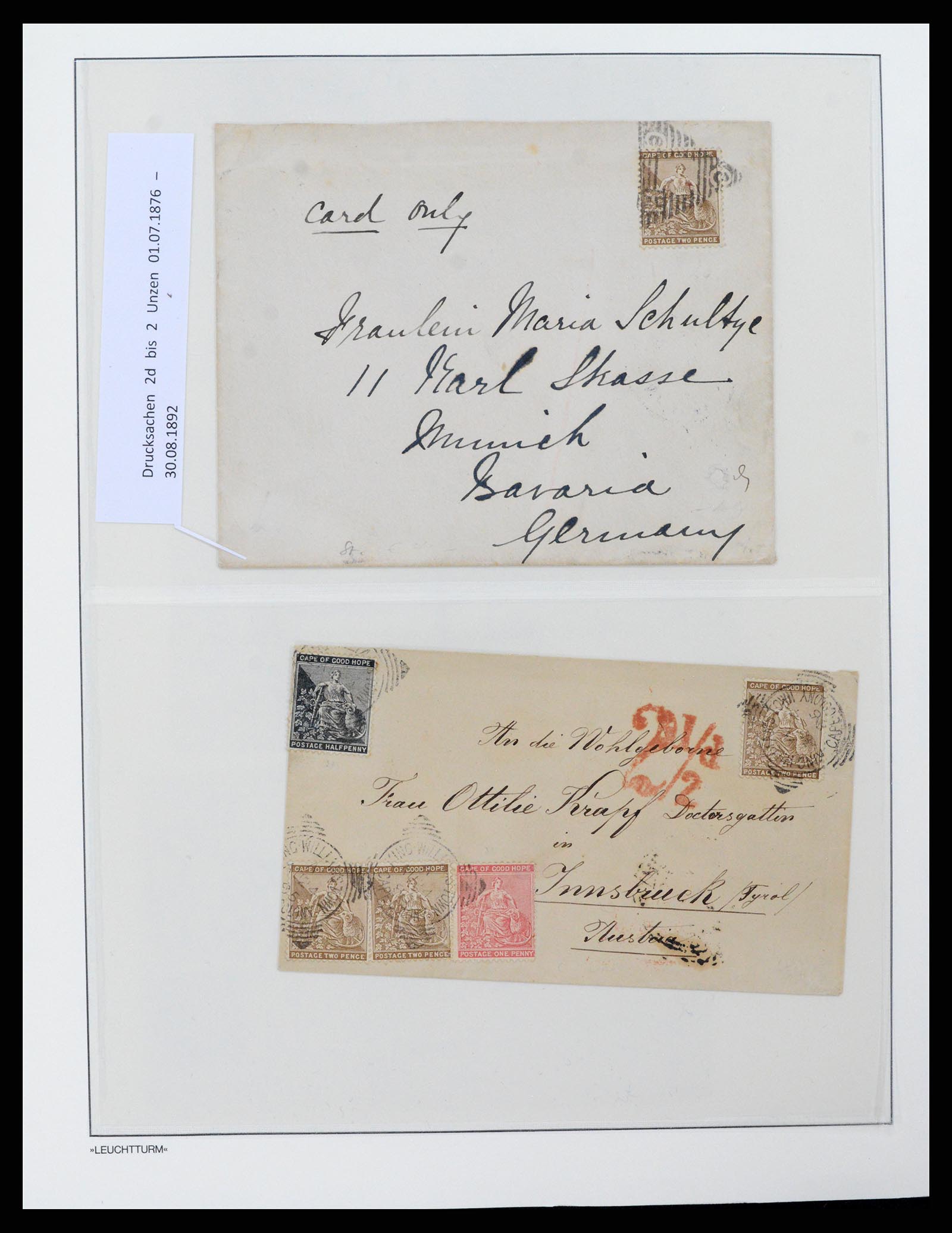 37550 072 - Stamp collection 37550 Cape of Good Hope 1852-1910.