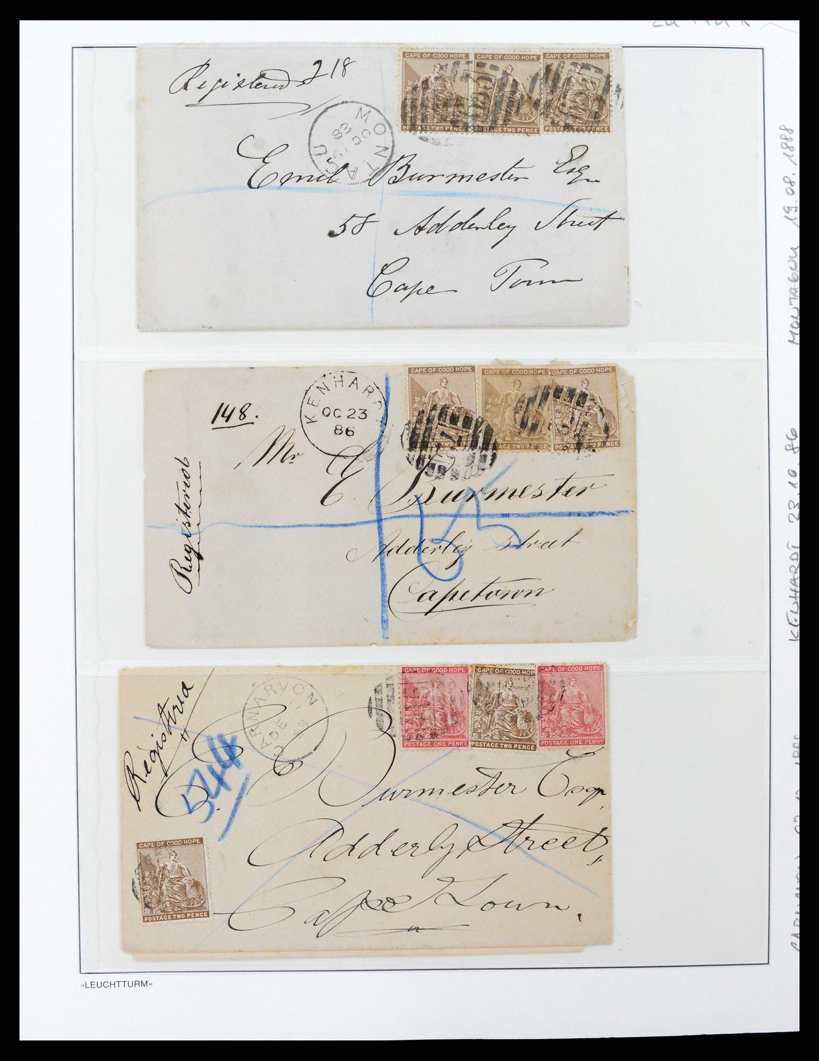 37550 073 - Stamp collection 37550 Cape of Good Hope 1852-1910.