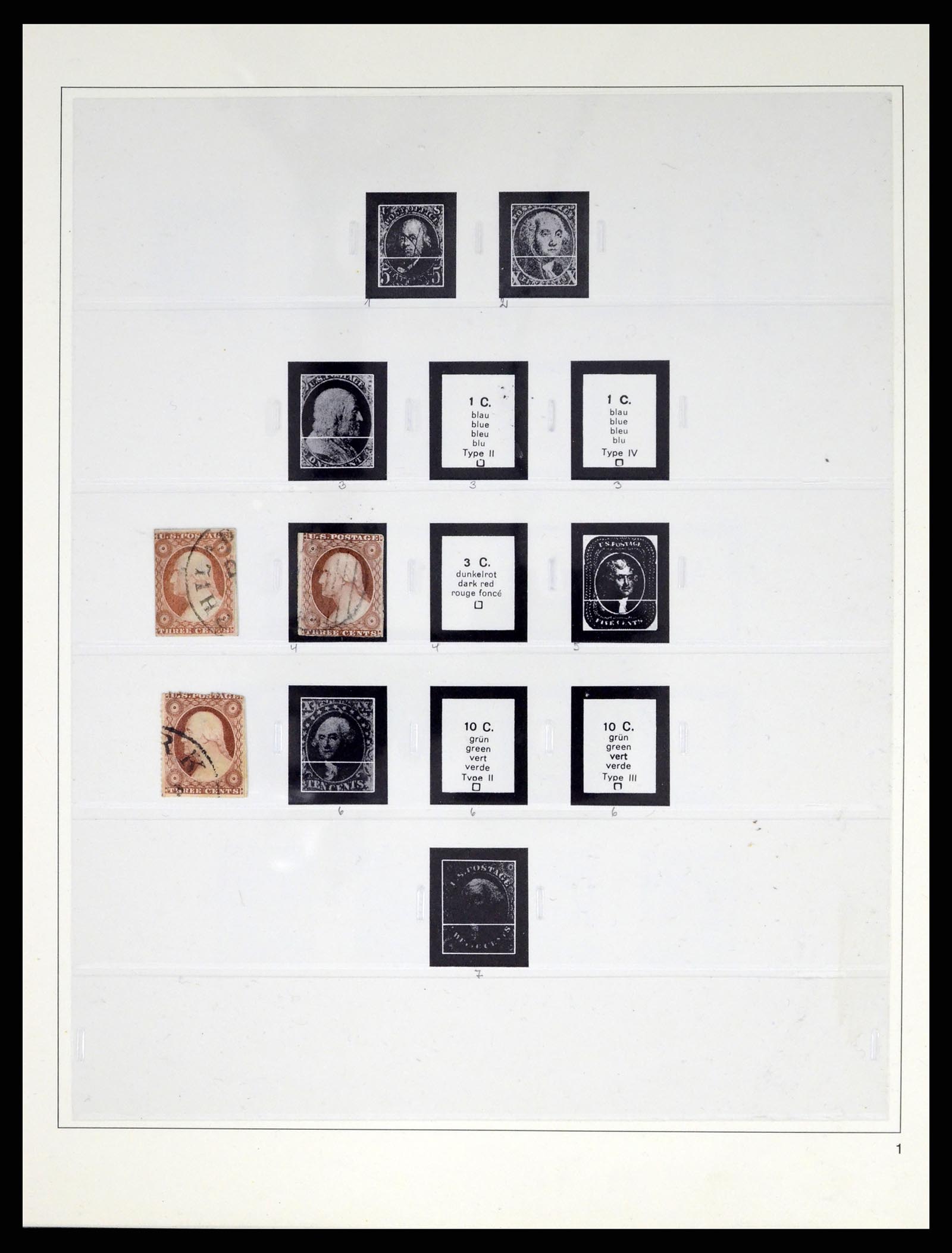 37551 001 - Stamp collection 37551 USA 1851-2001.