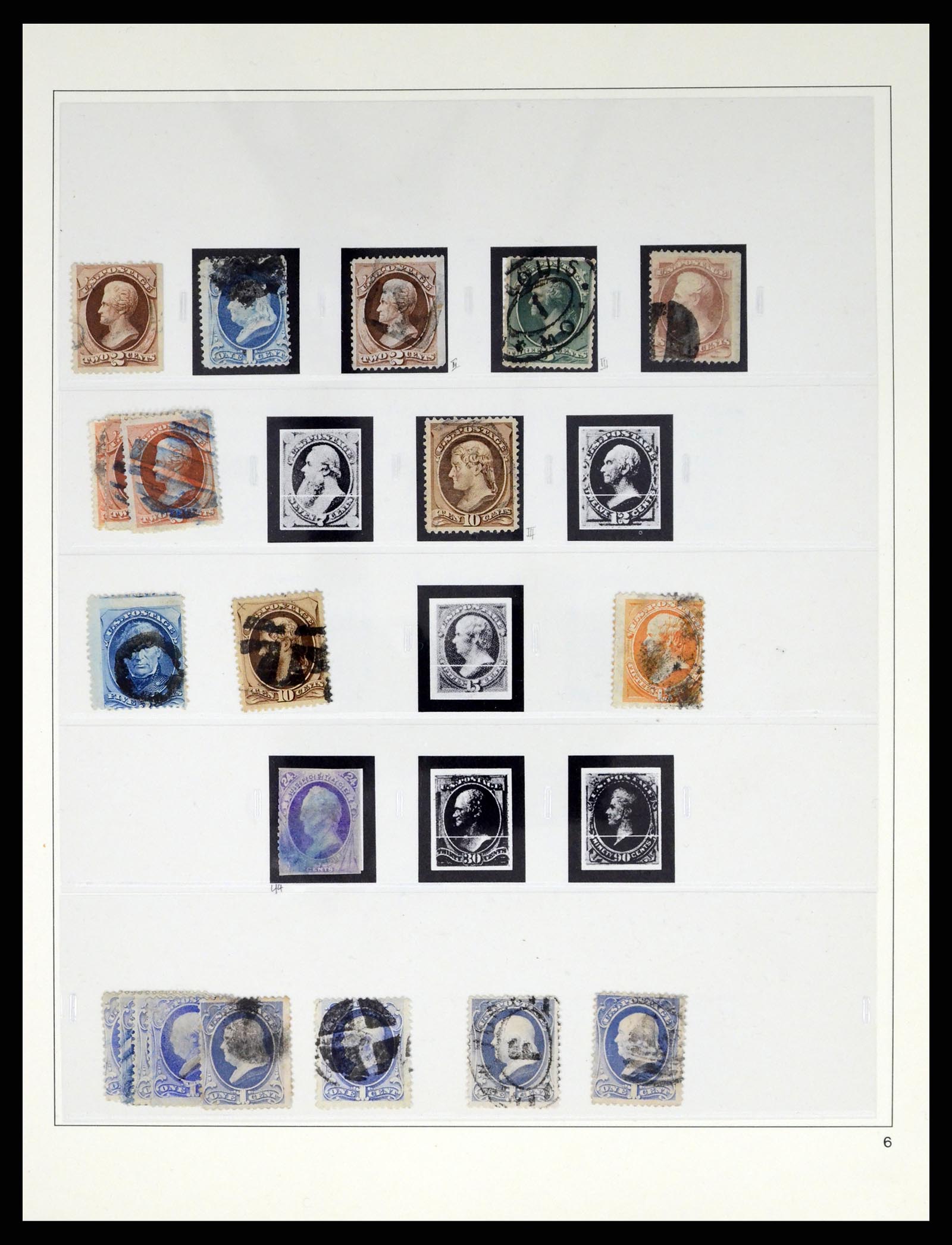 37551 006 - Postzegelverzameling 37551 USA 1851-2001.