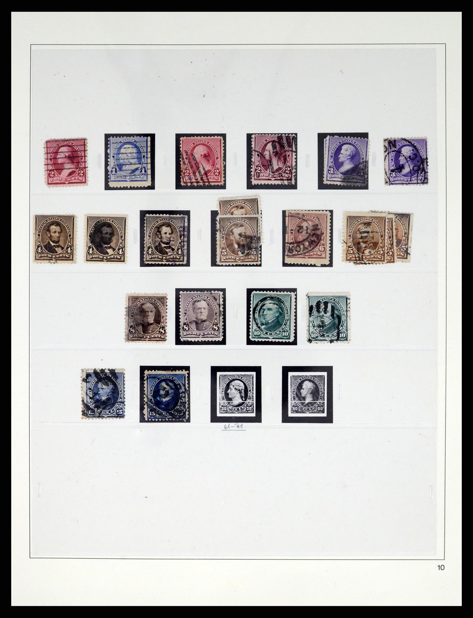 37551 010 - Postzegelverzameling 37551 USA 1851-2001.