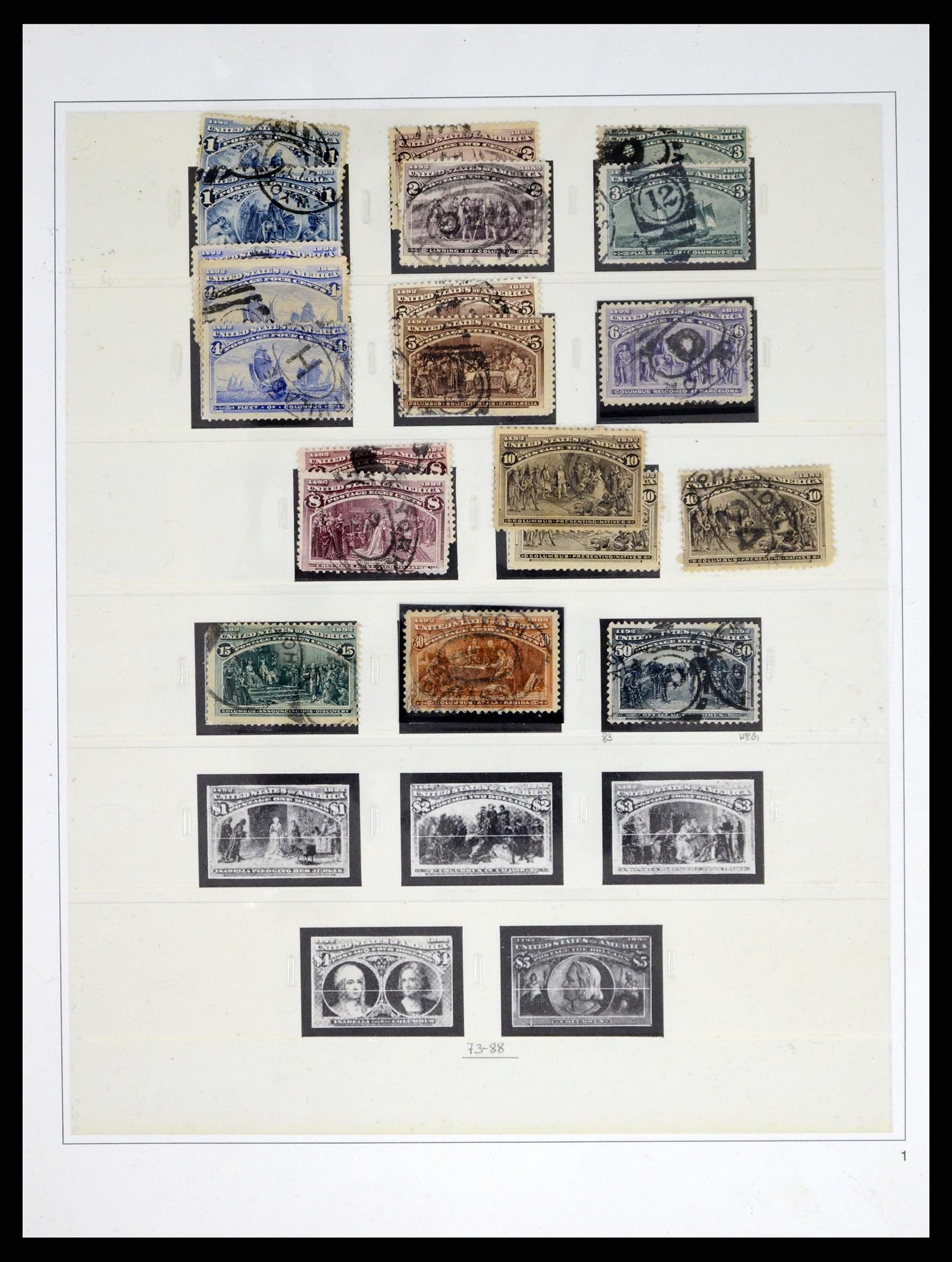 37551 013 - Stamp collection 37551 USA 1851-2001.