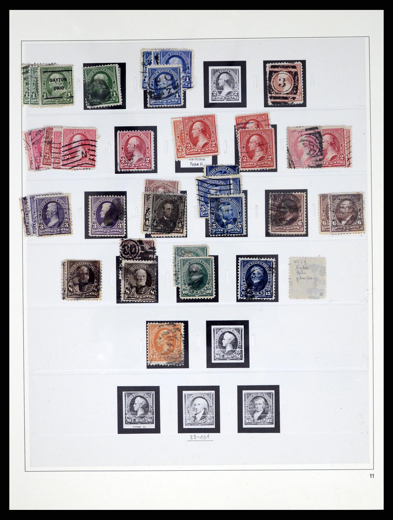 37551 014 - Postzegelverzameling 37551 USA 1851-2001.