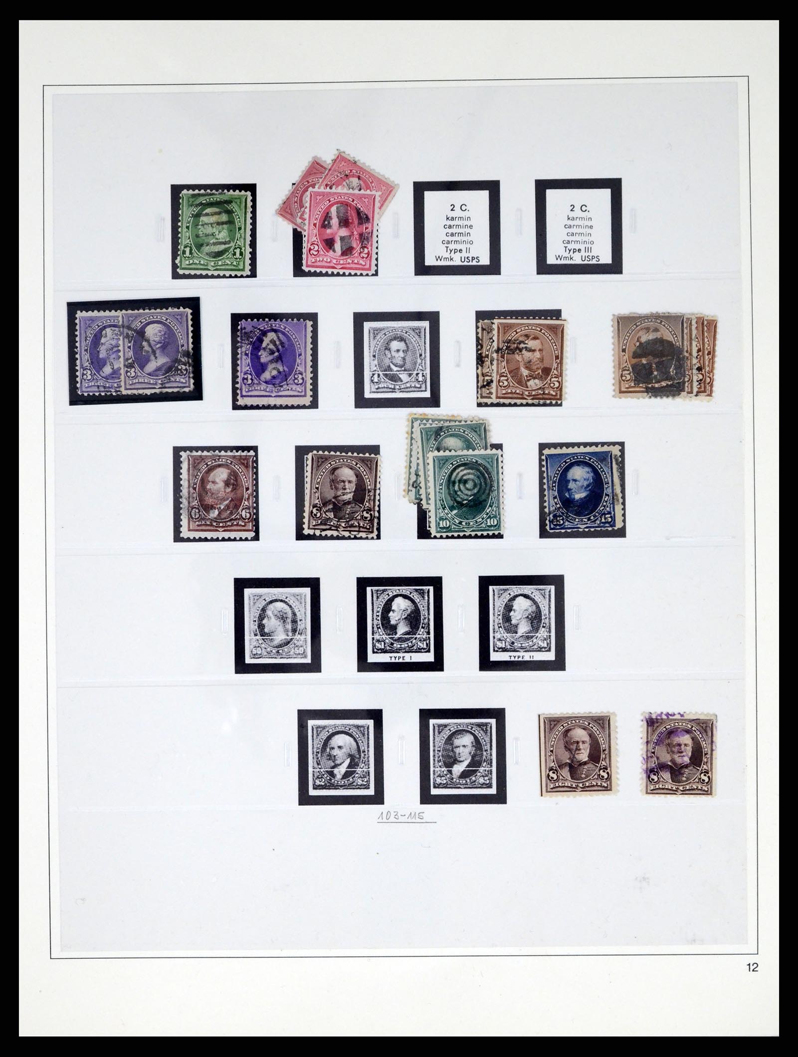 37551 015 - Postzegelverzameling 37551 USA 1851-2001.