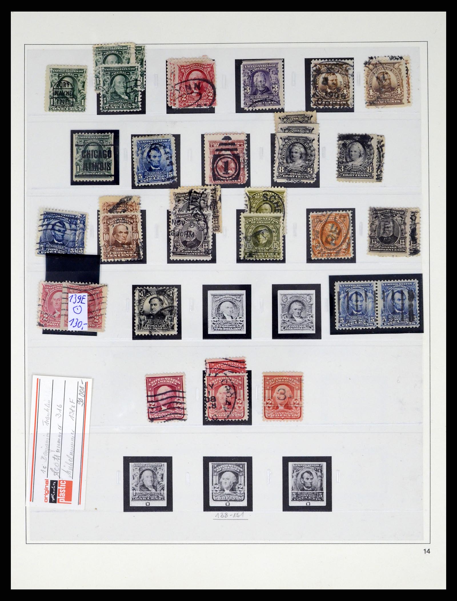 37551 018 - Postzegelverzameling 37551 USA 1851-2001.