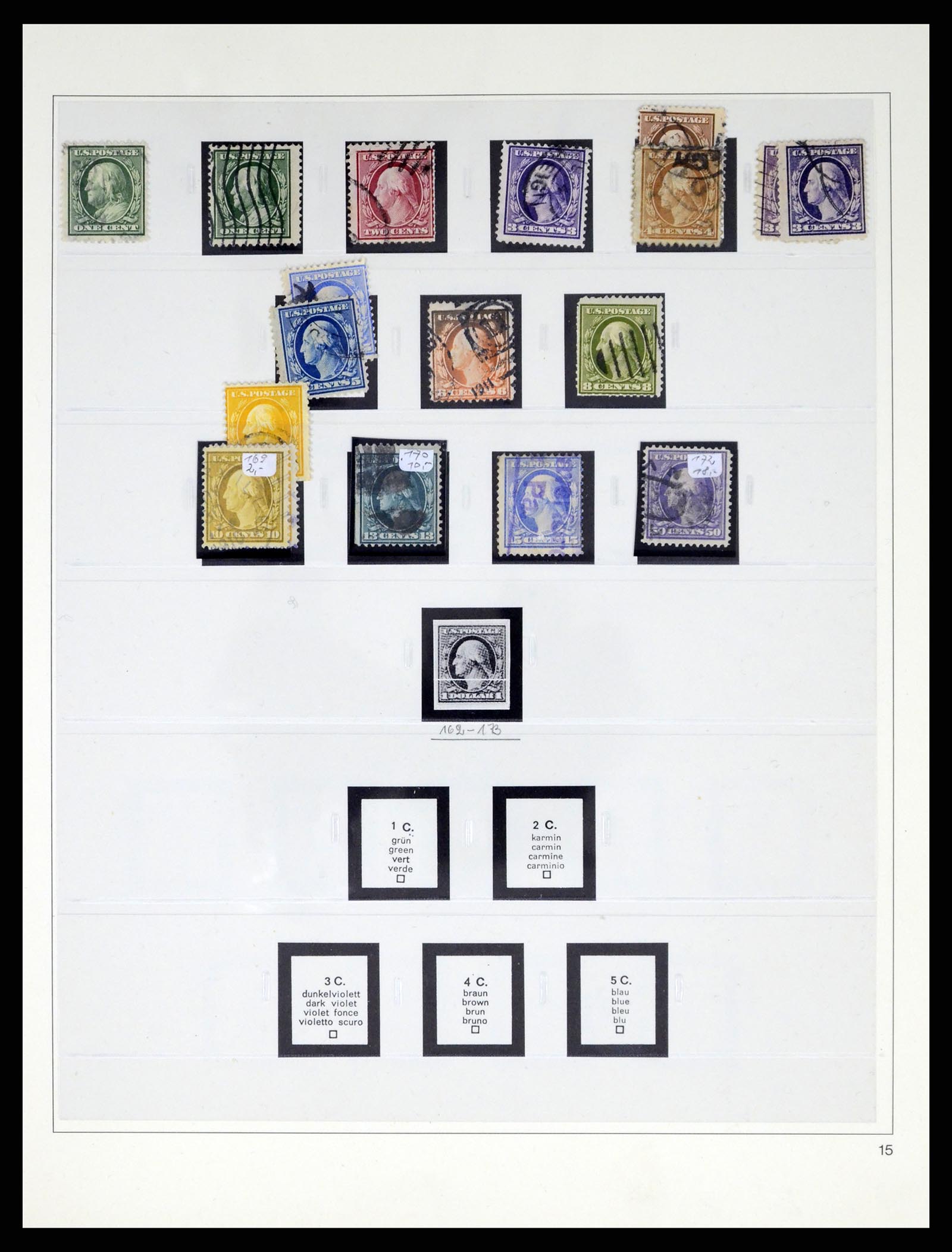 37551 020 - Stamp collection 37551 USA 1851-2001.