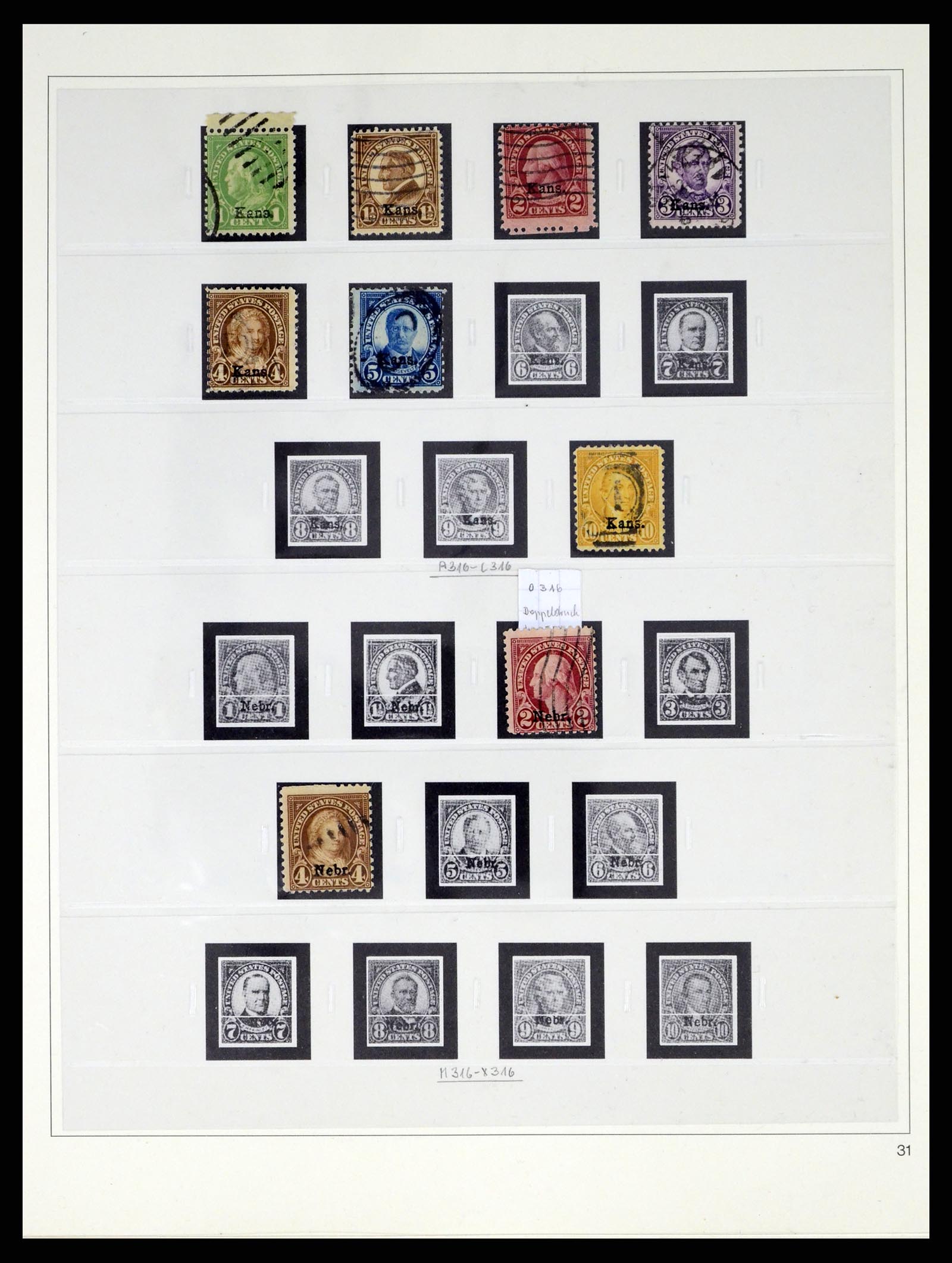 37551 033 - Stamp collection 37551 USA 1851-2001.