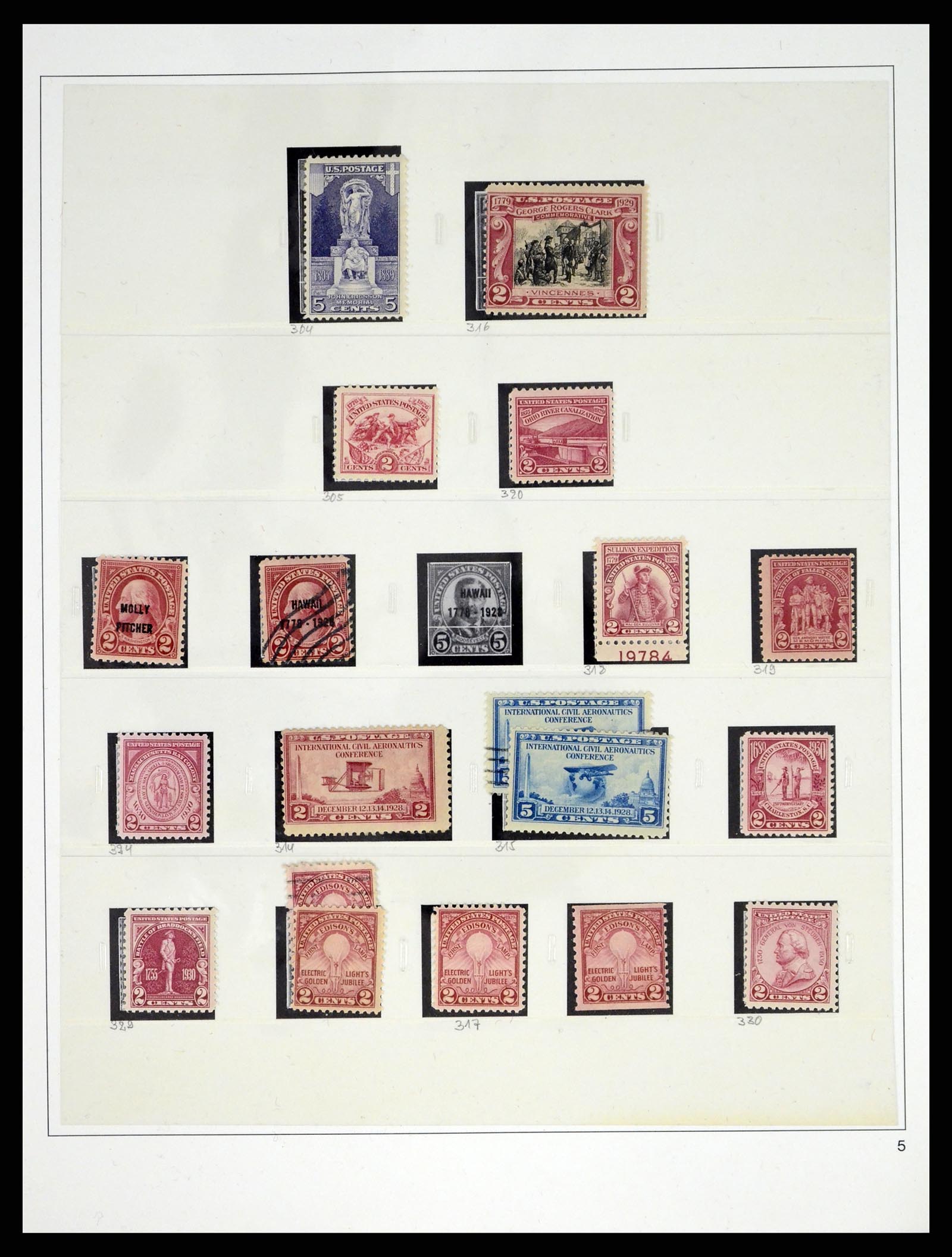 37551 035 - Stamp collection 37551 USA 1851-2001.