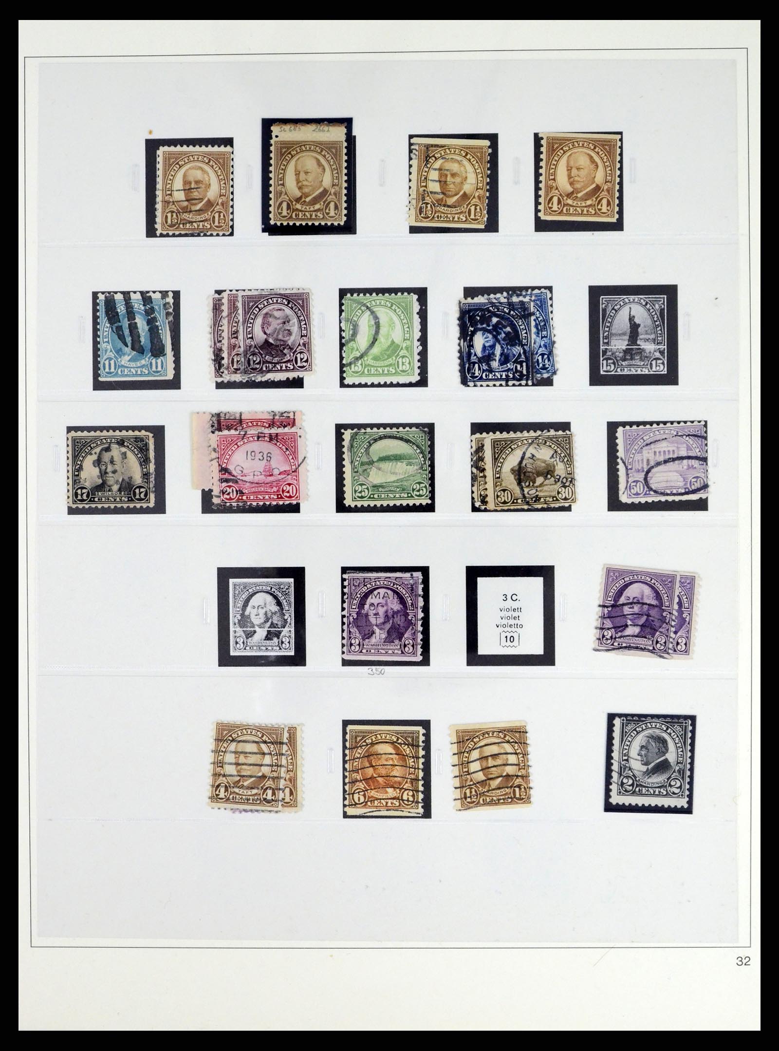 37551 036 - Stamp collection 37551 USA 1851-2001.