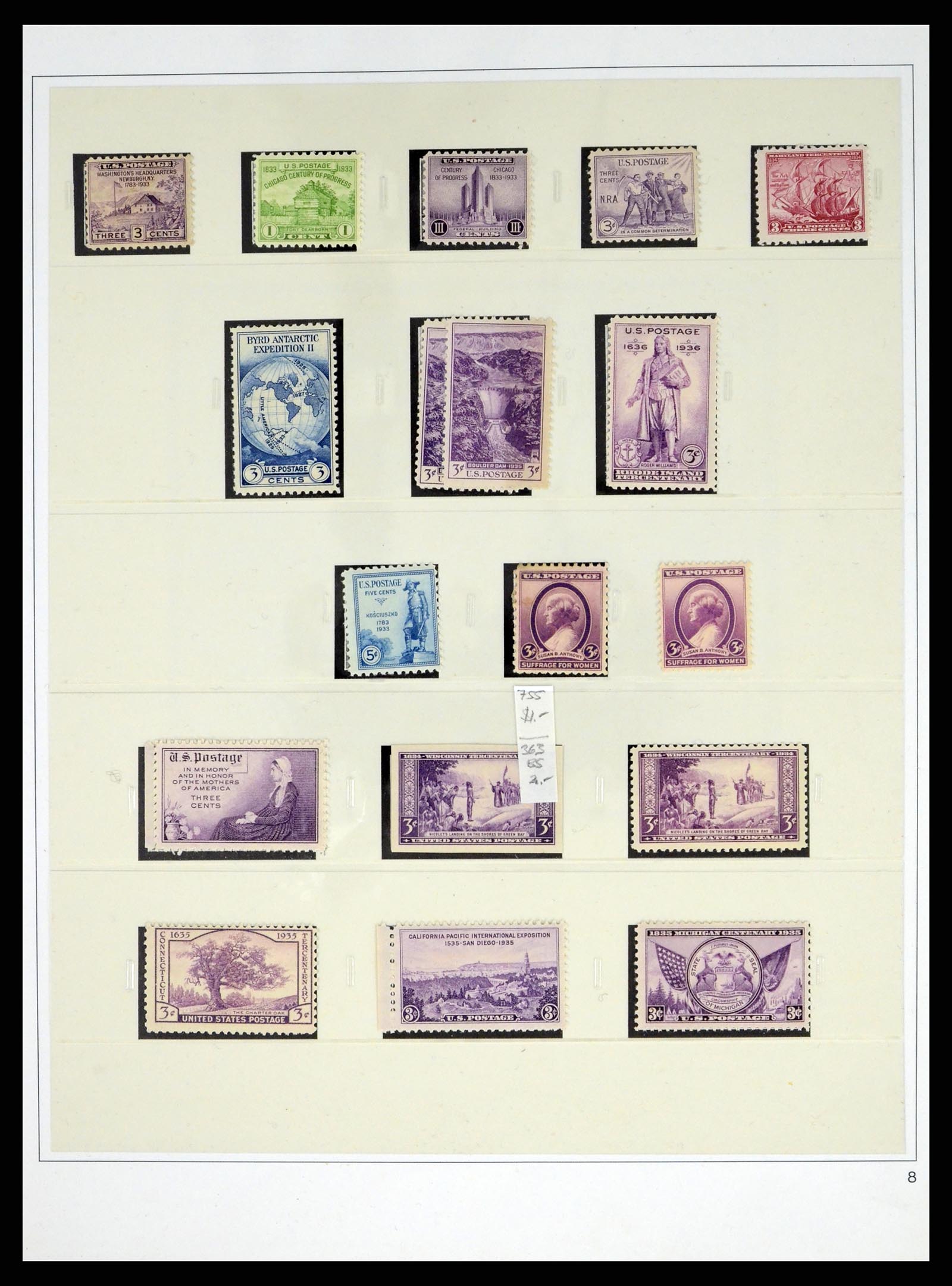 37551 038 - Stamp collection 37551 USA 1851-2001.