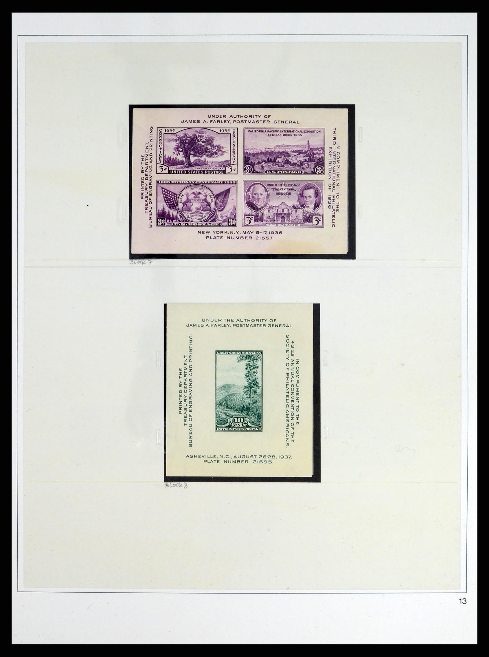 37551 043 - Stamp collection 37551 USA 1851-2001.