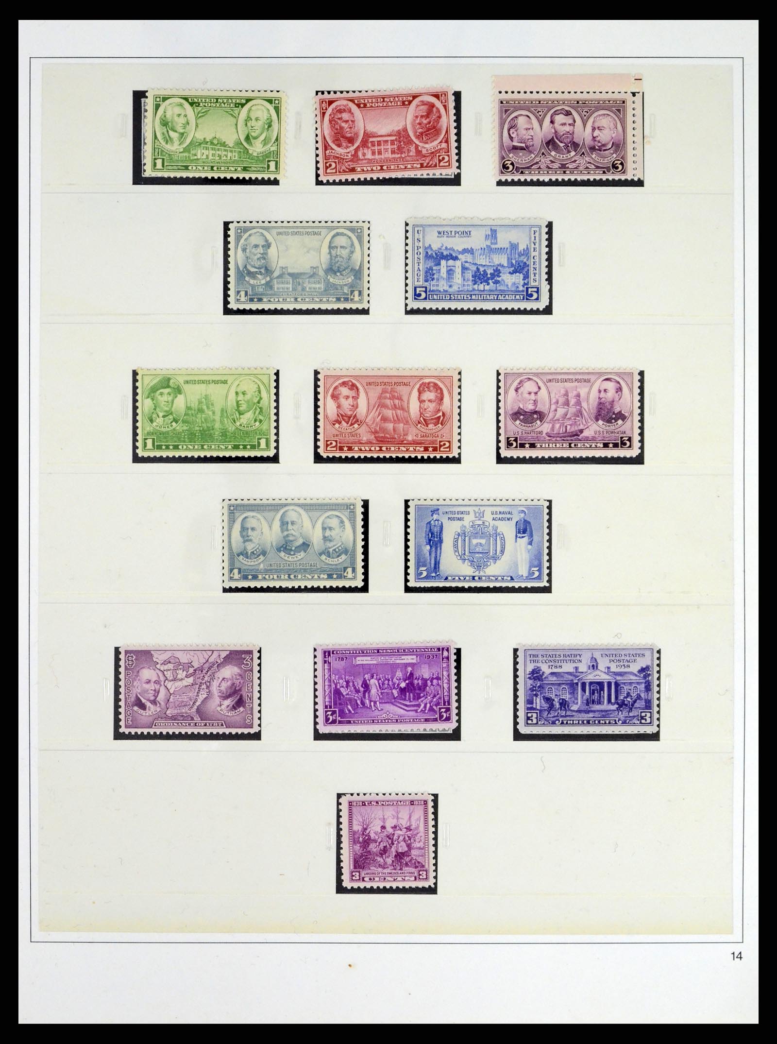 37551 044 - Stamp collection 37551 USA 1851-2001.