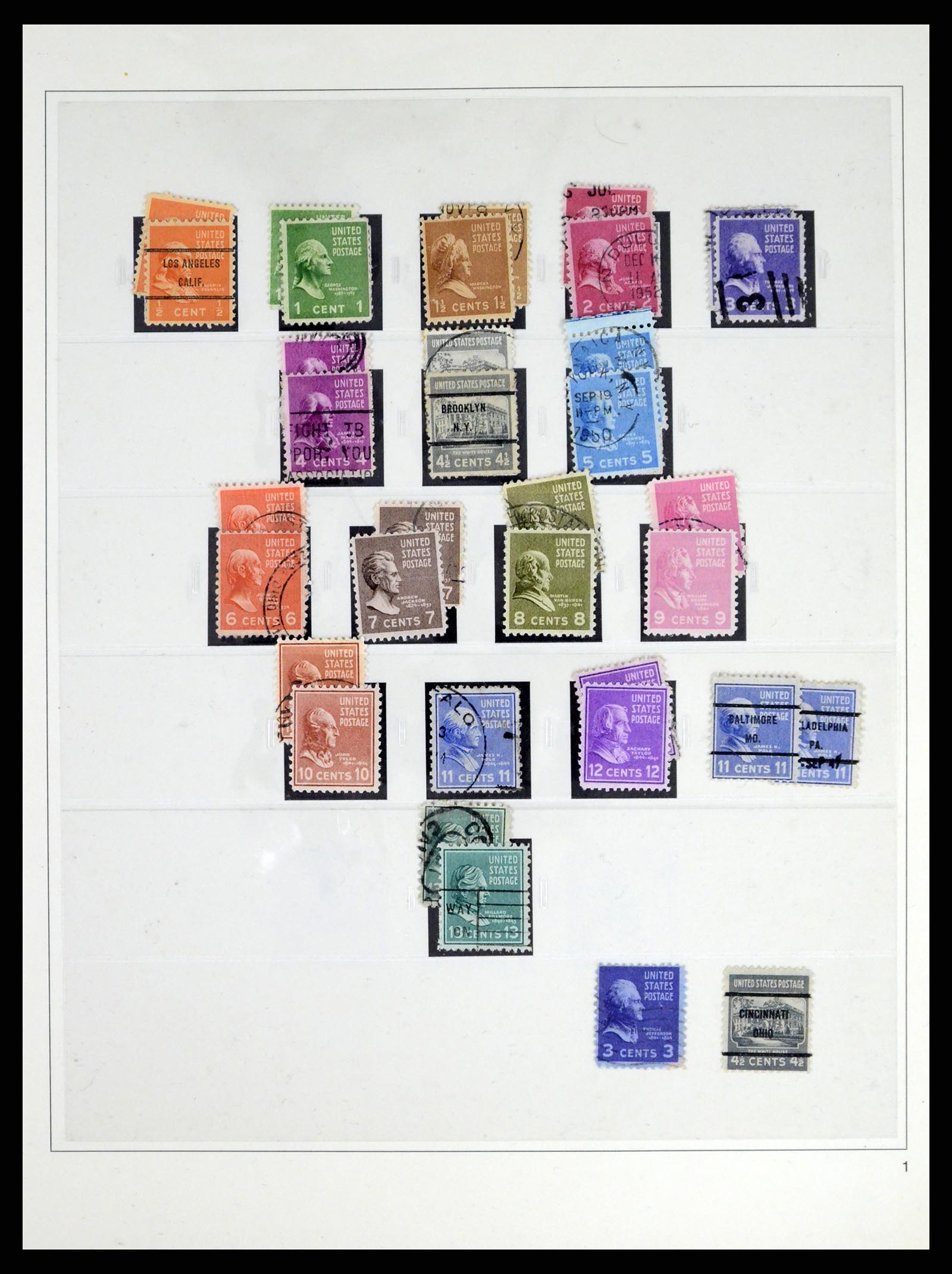 37551 047 - Stamp collection 37551 USA 1851-2001.