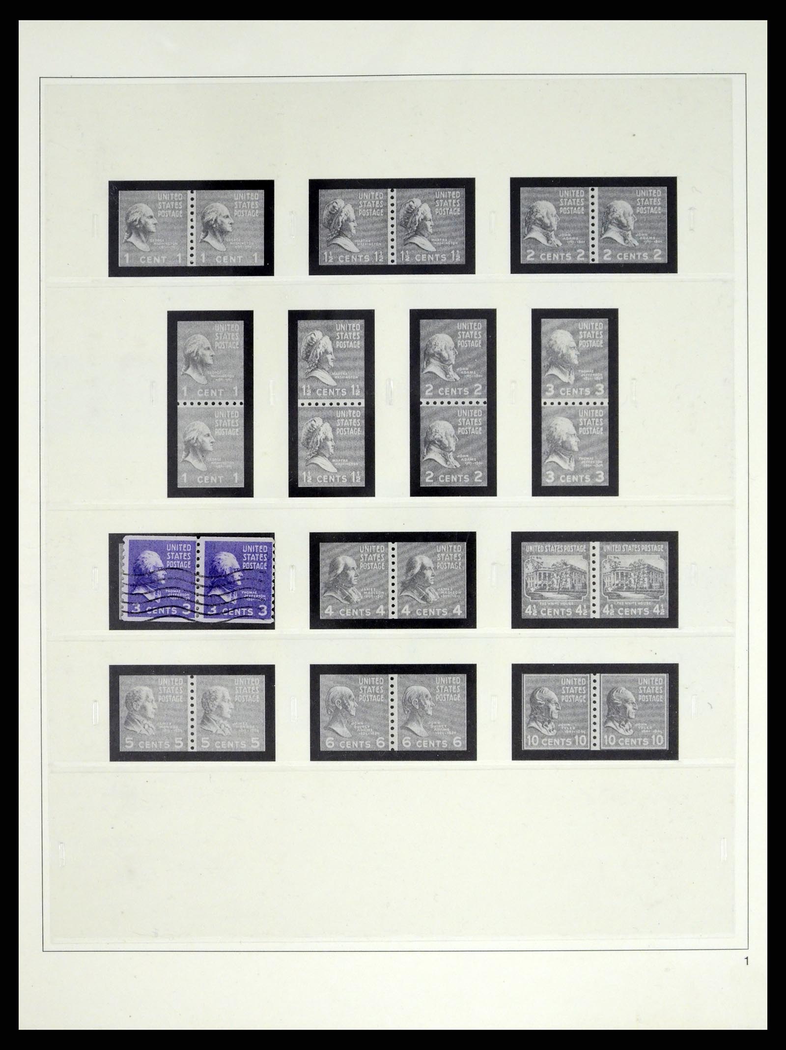 37551 049 - Stamp collection 37551 USA 1851-2001.