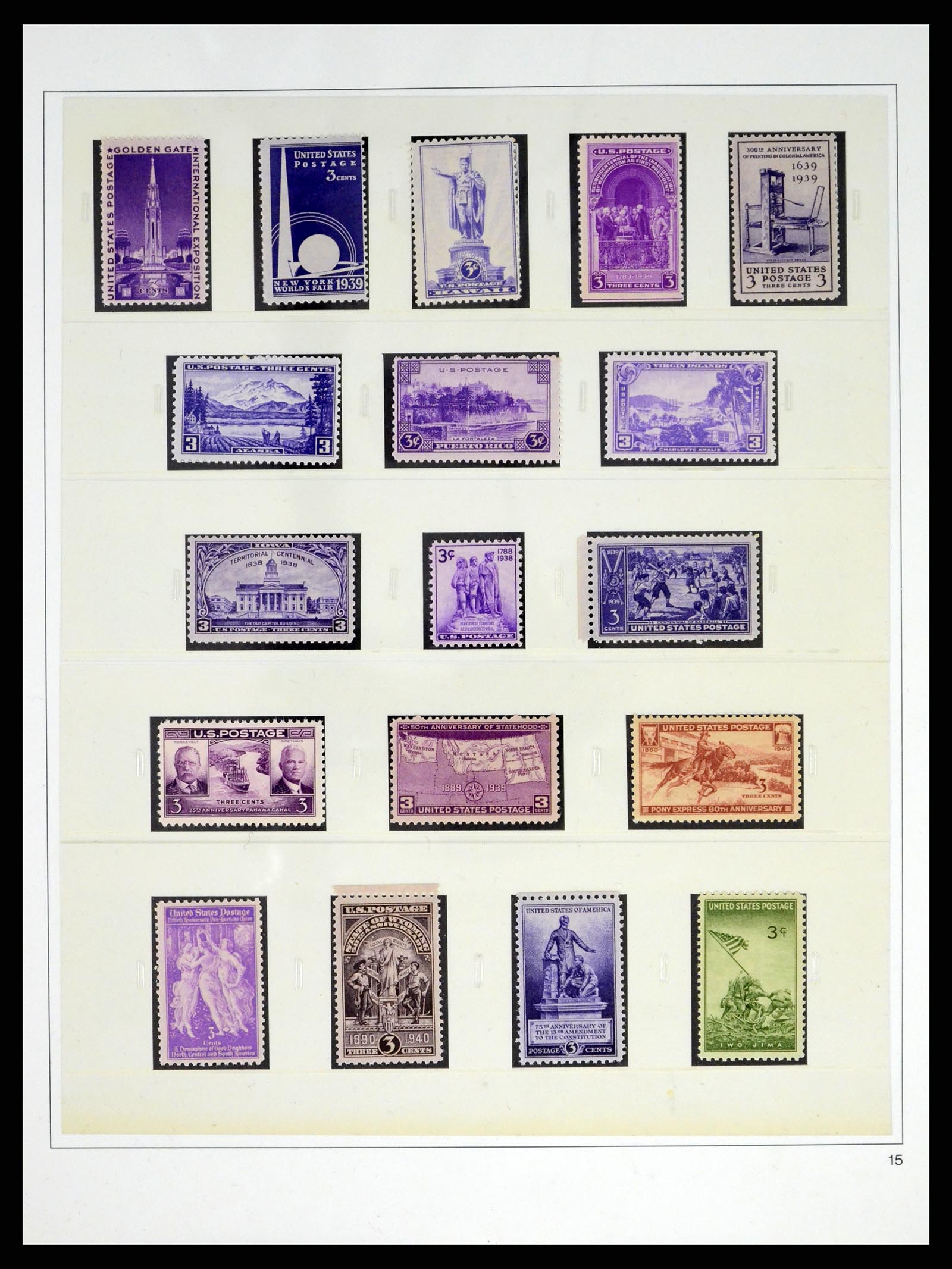37551 051 - Stamp collection 37551 USA 1851-2001.