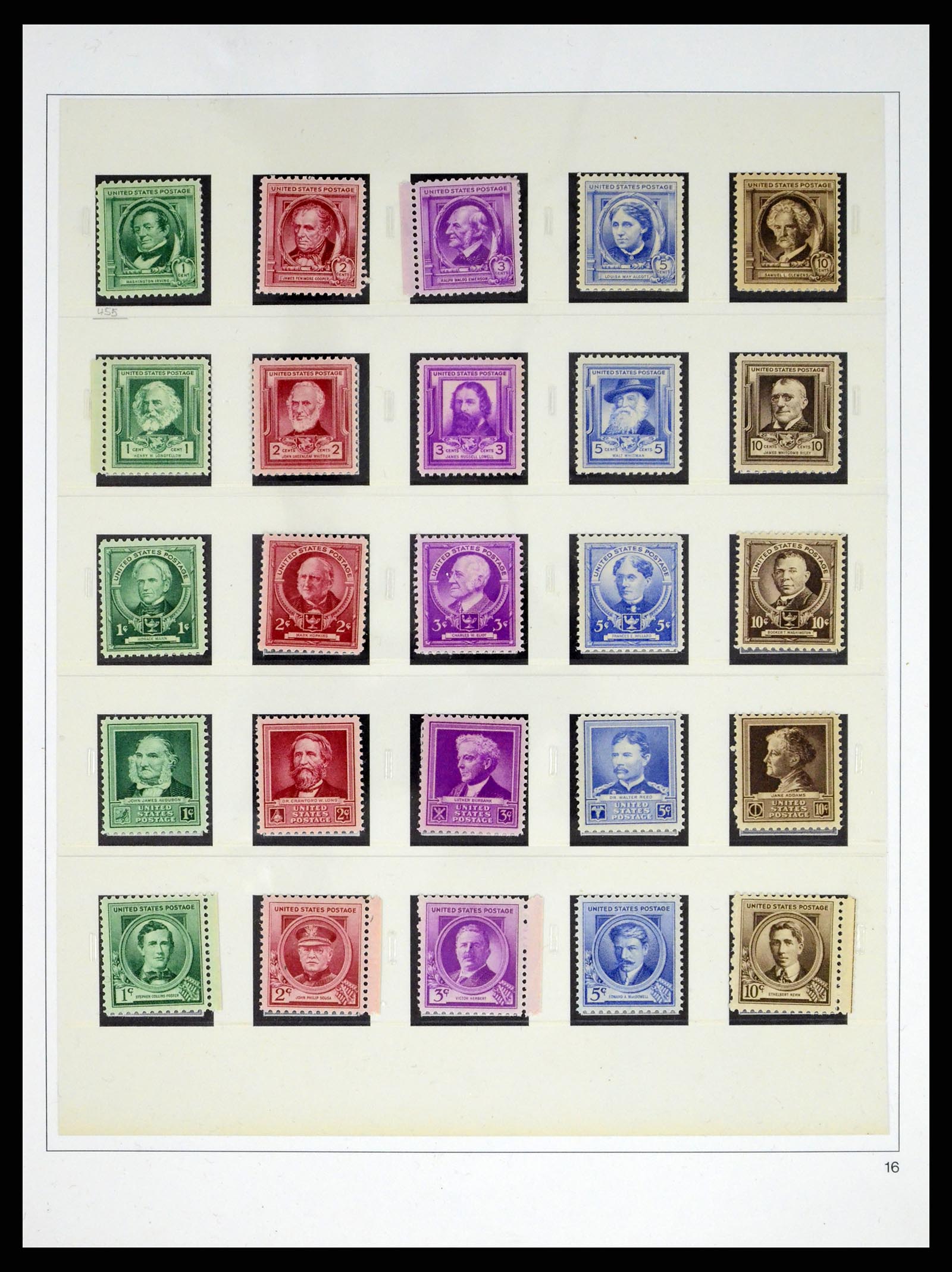 37551 052 - Stamp collection 37551 USA 1851-2001.