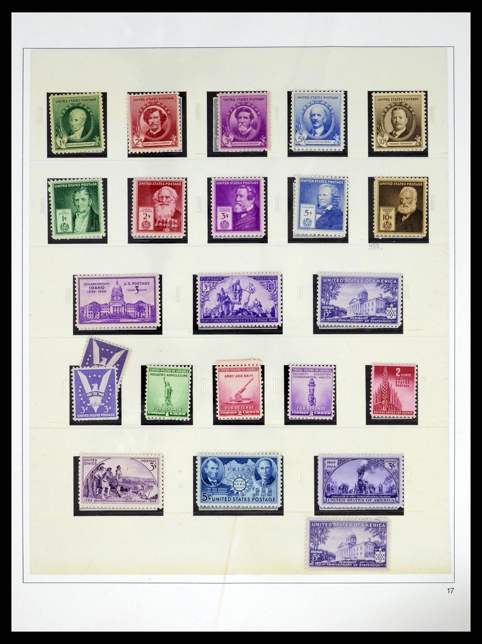 37551 053 - Stamp collection 37551 USA 1851-2001.