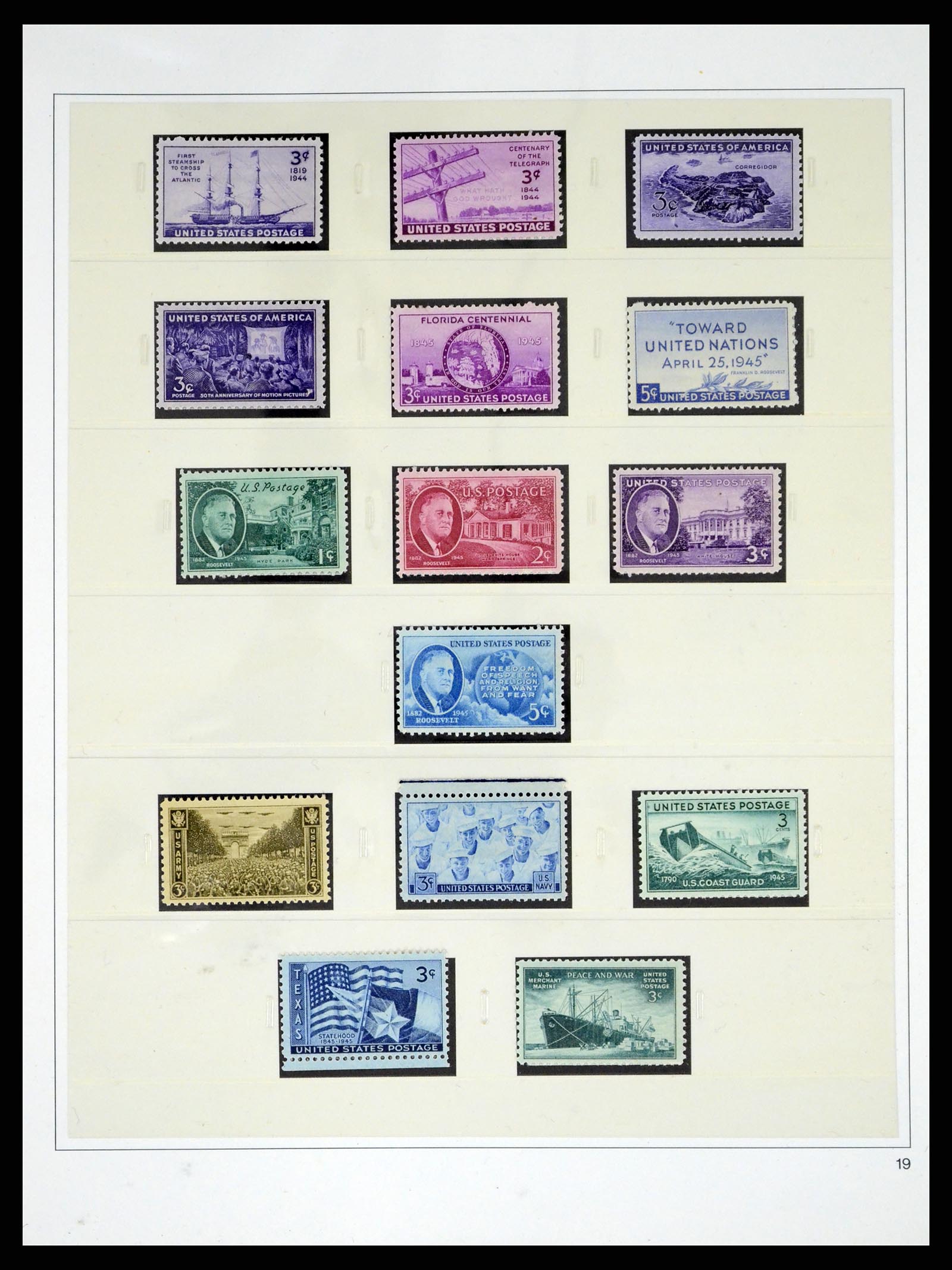 37551 055 - Stamp collection 37551 USA 1851-2001.