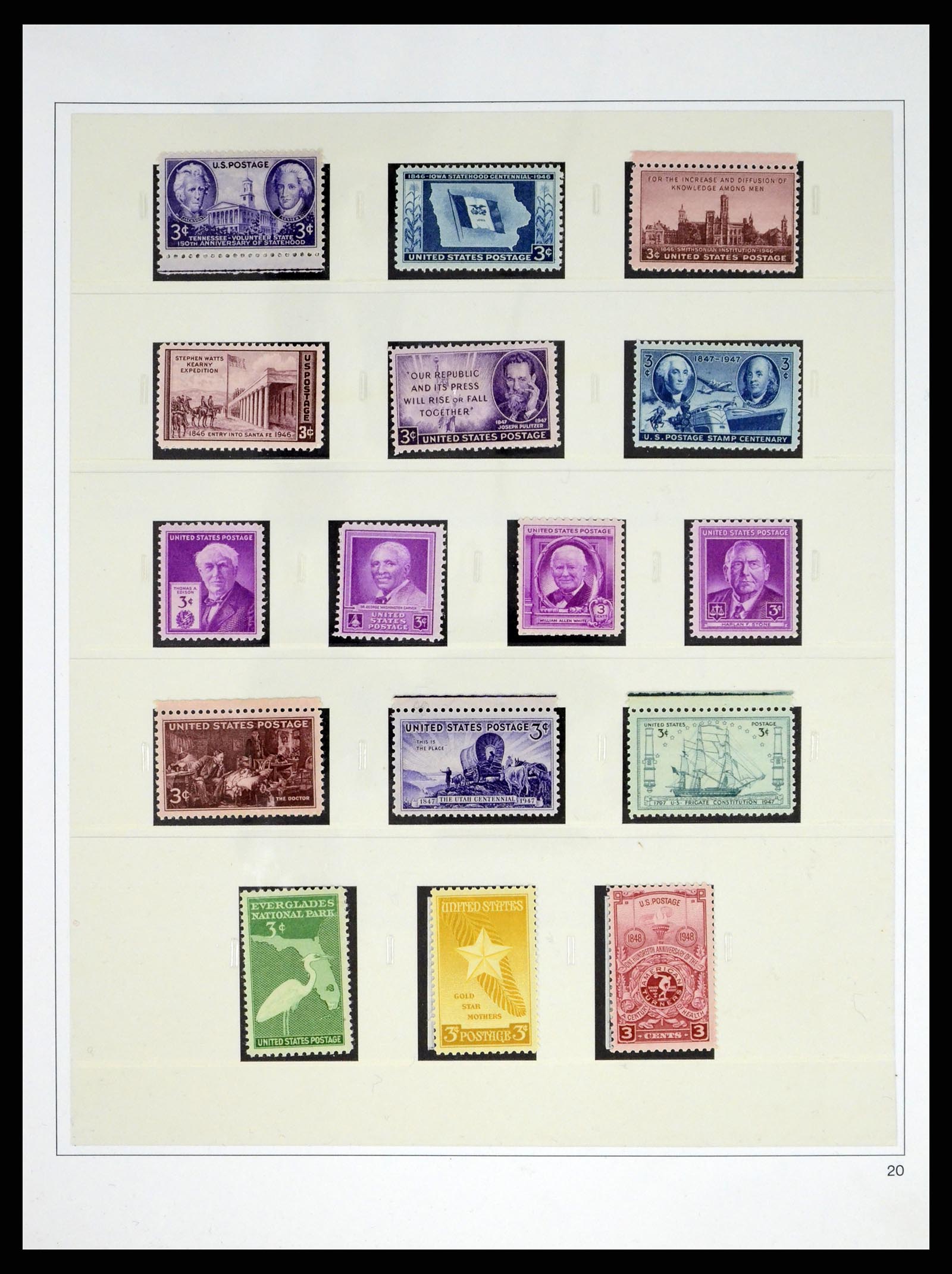 37551 056 - Stamp collection 37551 USA 1851-2001.
