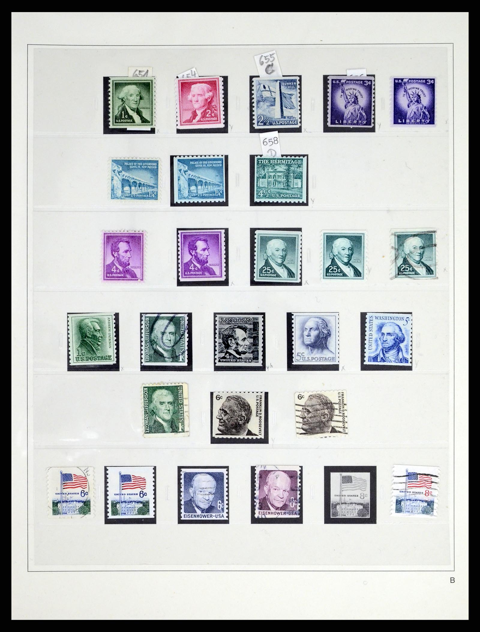37551 065 - Stamp collection 37551 USA 1851-2001.