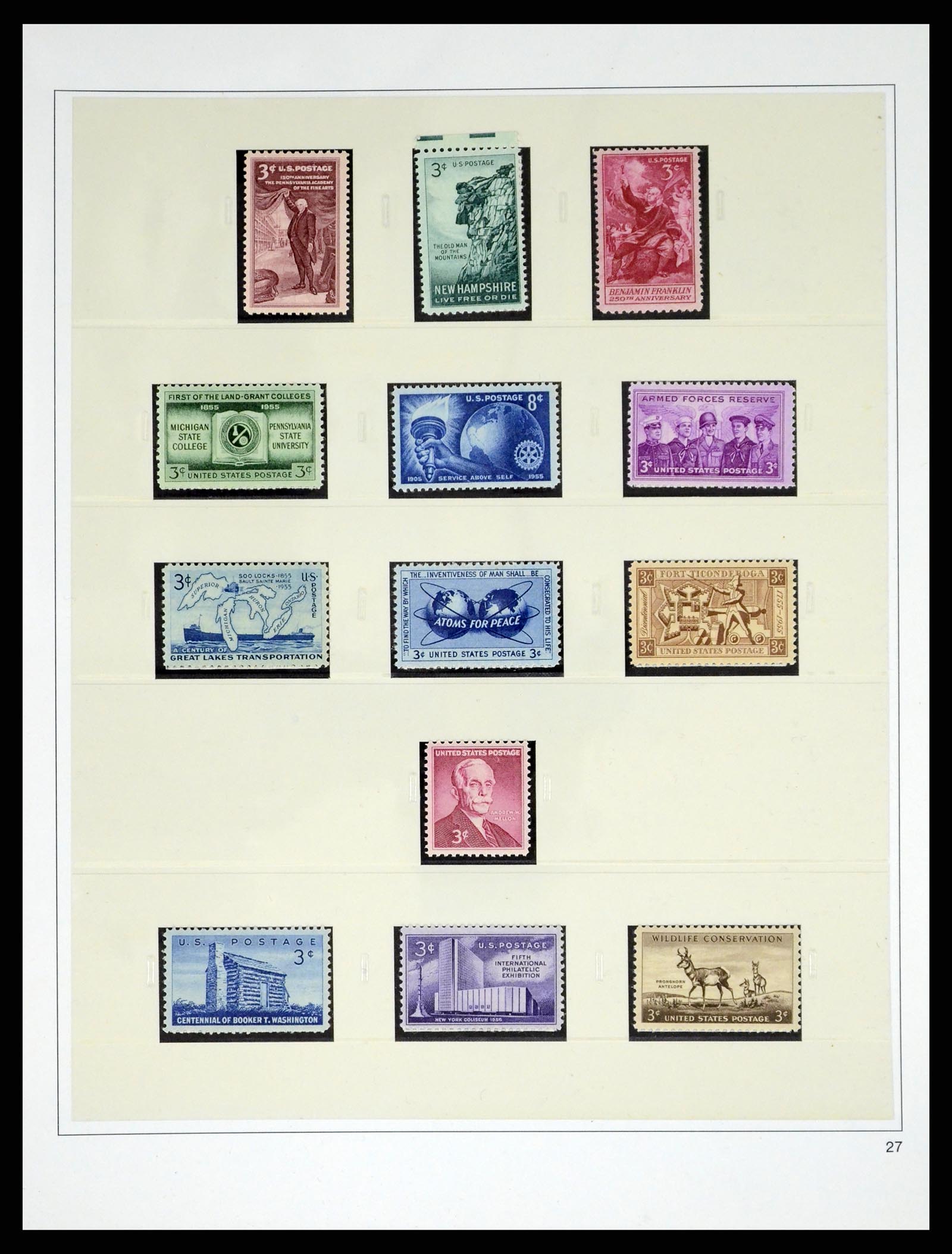 37551 067 - Stamp collection 37551 USA 1851-2001.