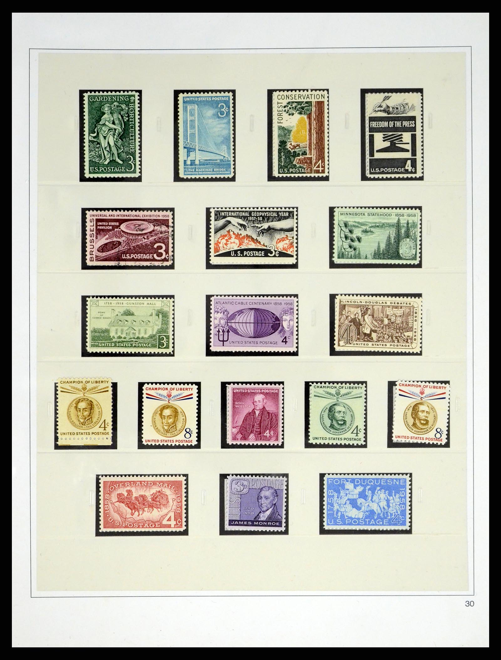 37551 070 - Stamp collection 37551 USA 1851-2001.