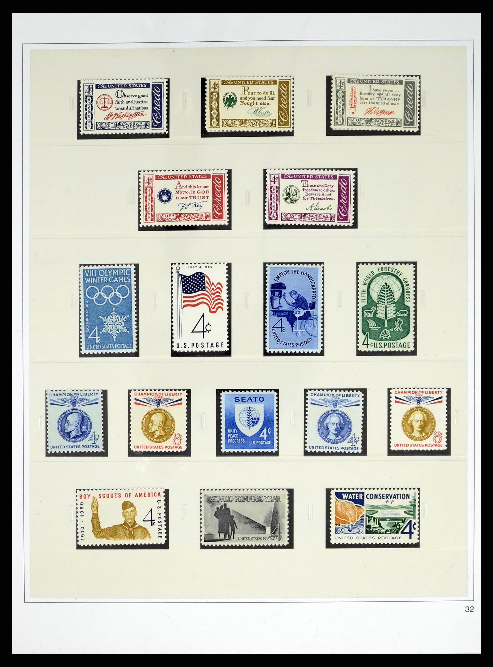 37551 072 - Stamp collection 37551 USA 1851-2001.