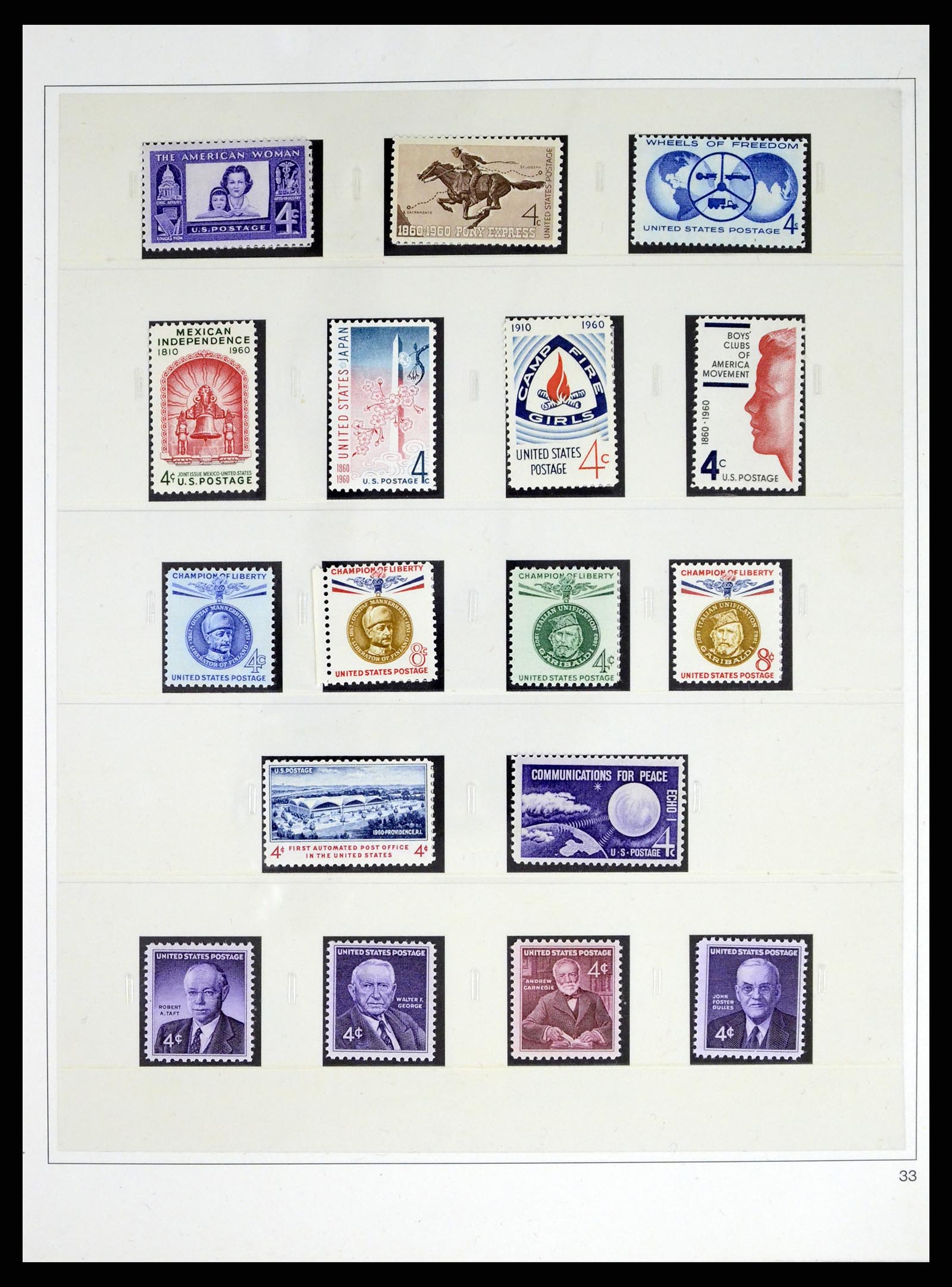 37551 073 - Stamp collection 37551 USA 1851-2001.
