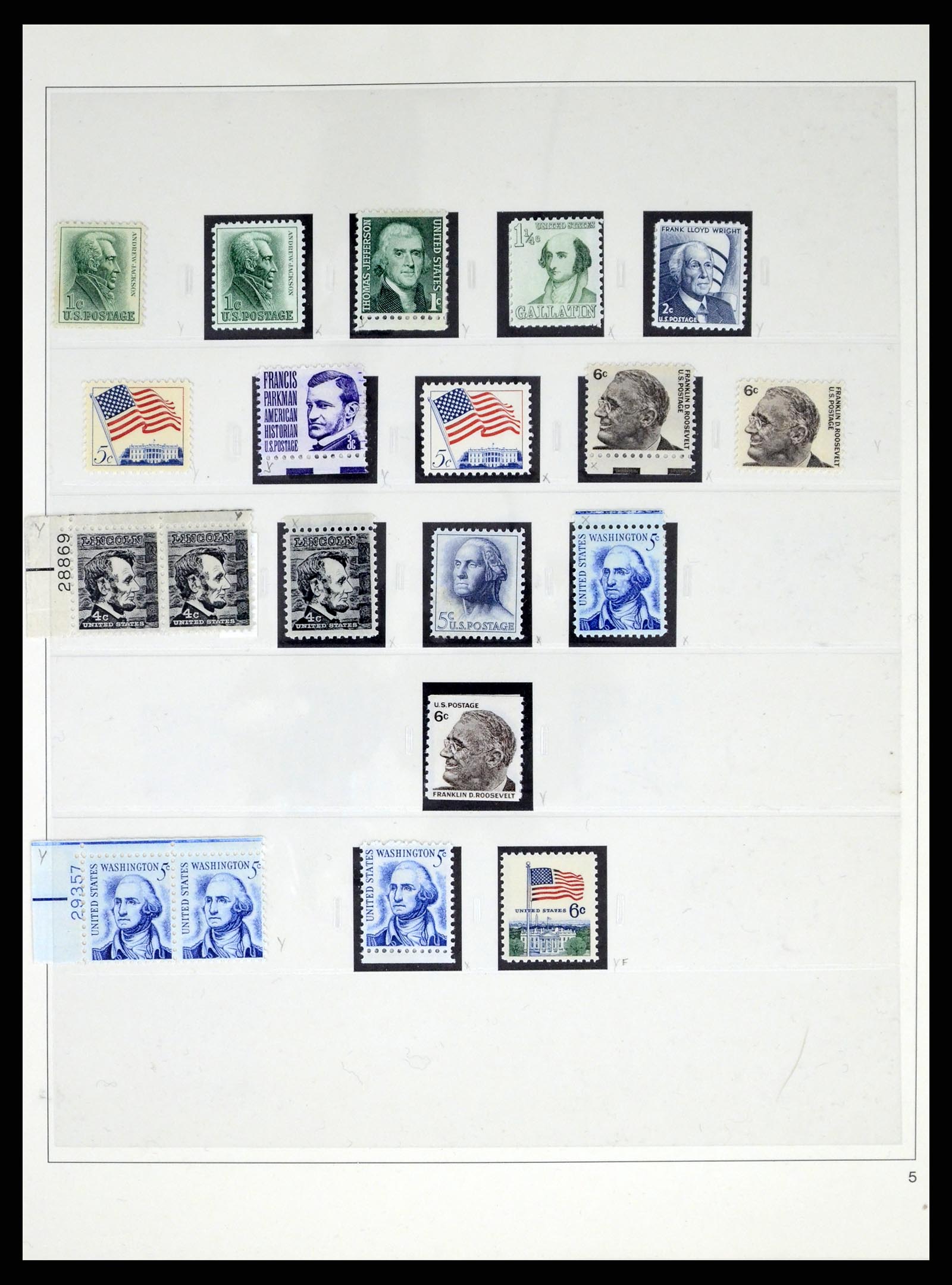 37551 075 - Stamp collection 37551 USA 1851-2001.