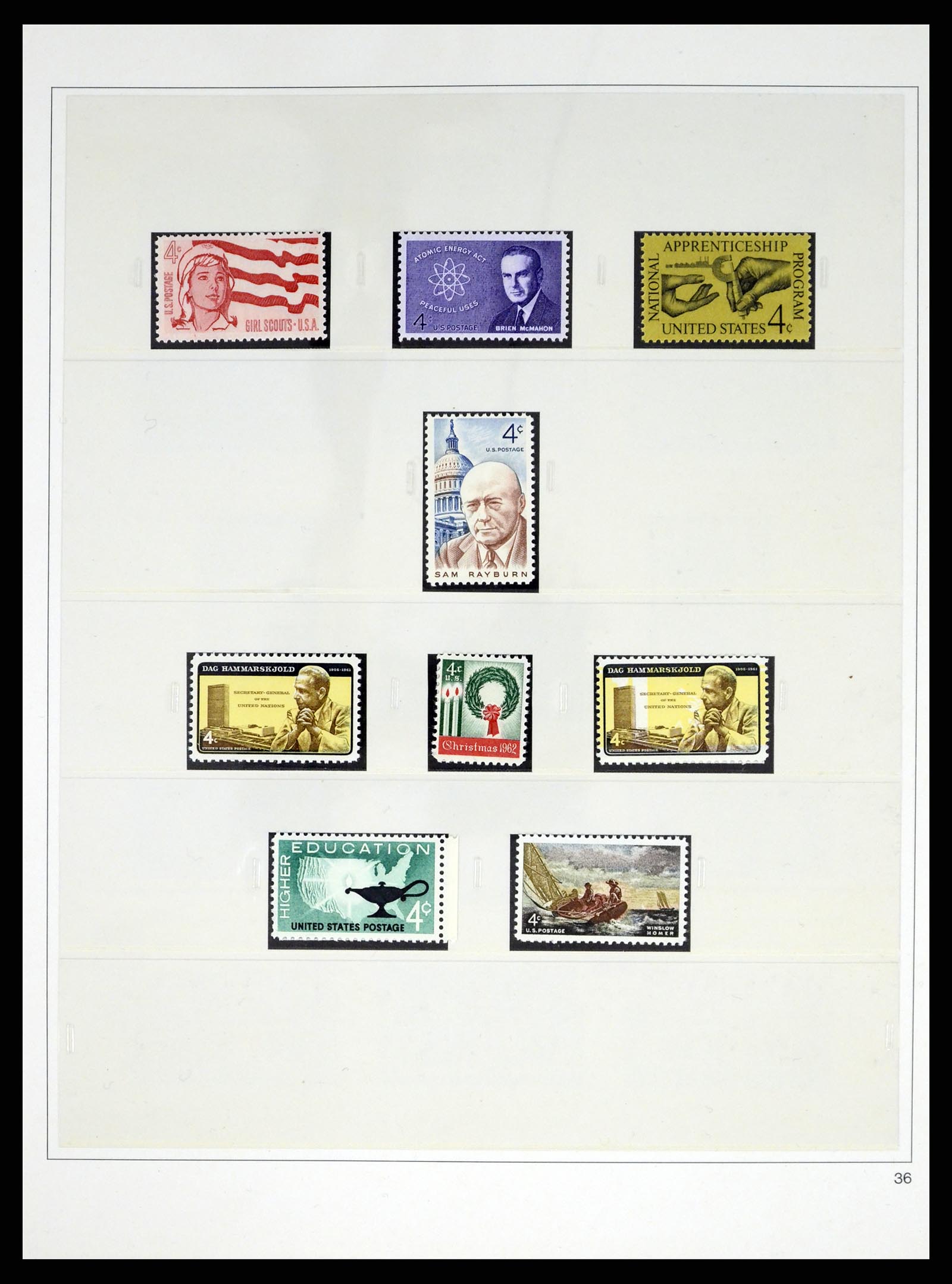 37551 078 - Stamp collection 37551 USA 1851-2001.