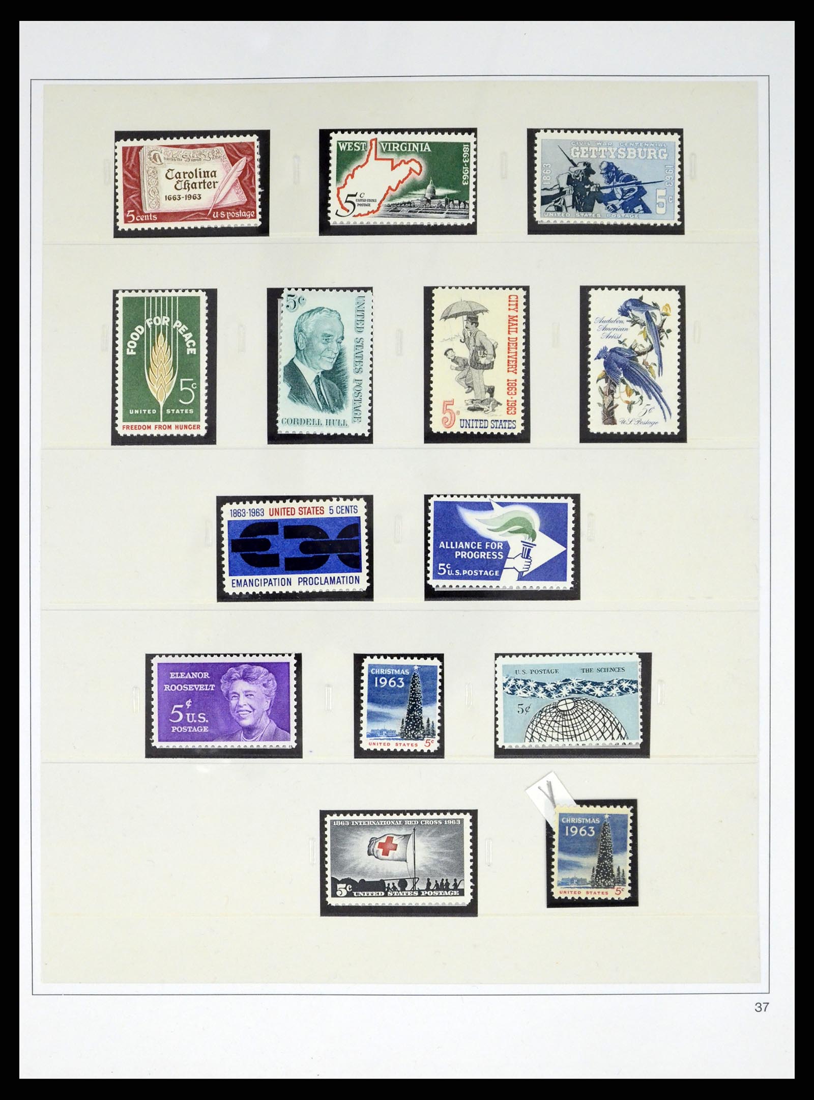 37551 080 - Stamp collection 37551 USA 1851-2001.