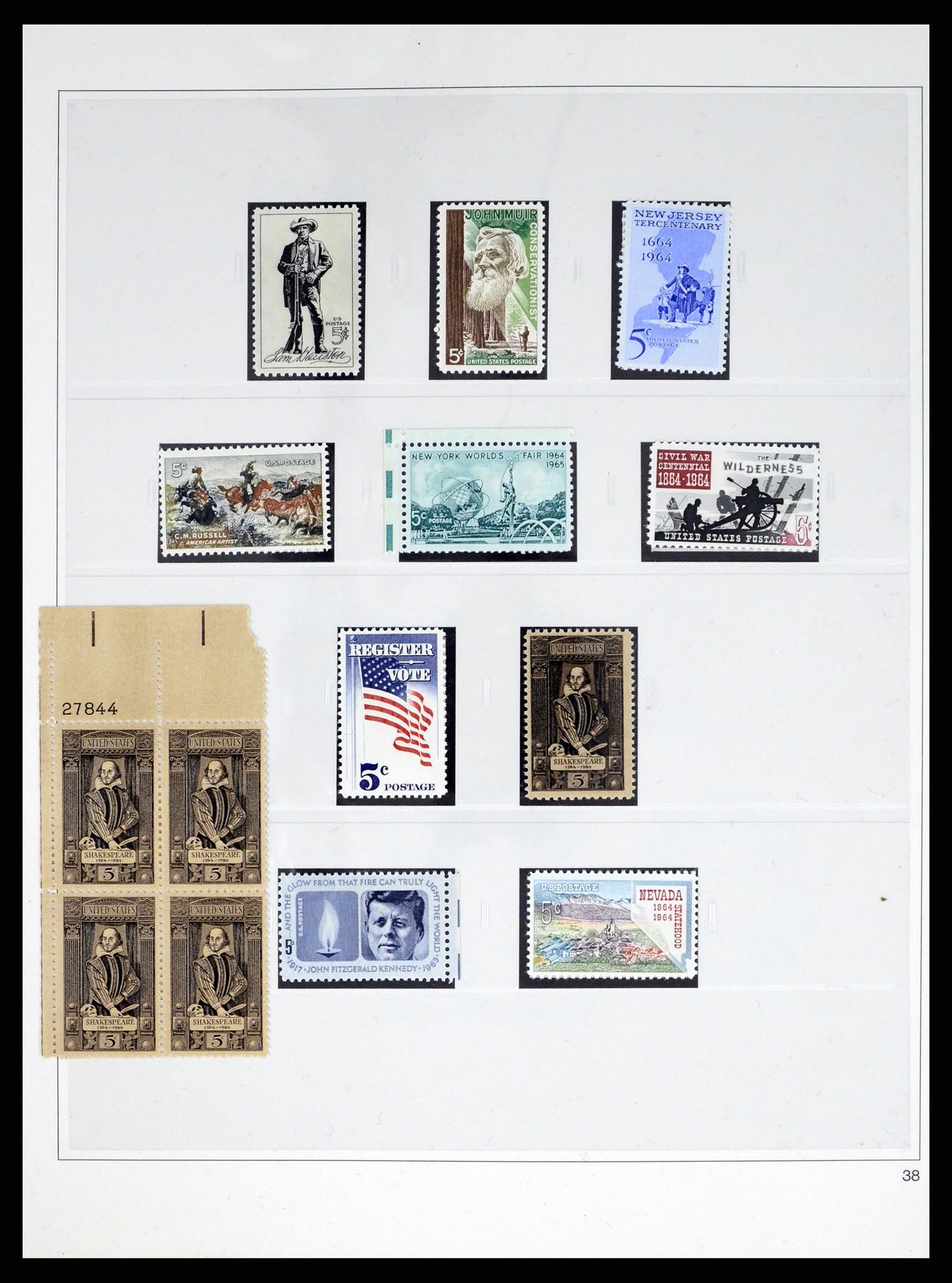 37551 081 - Stamp collection 37551 USA 1851-2001.