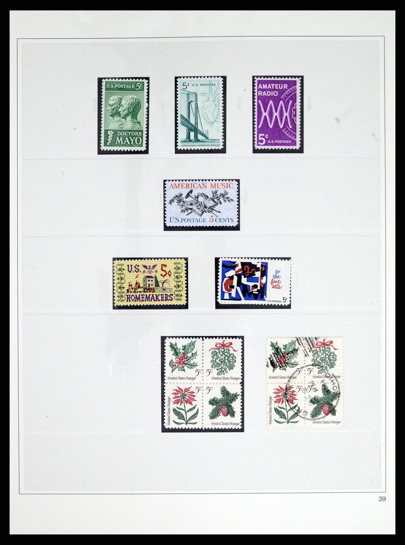 37551 082 - Stamp collection 37551 USA 1851-2001.