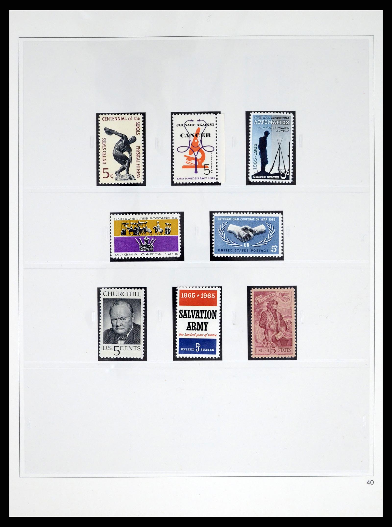 37551 083 - Stamp collection 37551 USA 1851-2001.