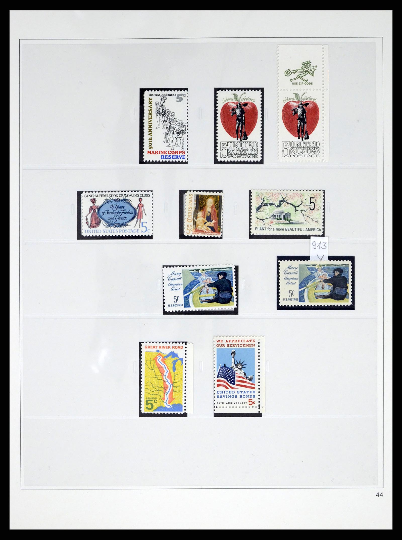 37551 087 - Stamp collection 37551 USA 1851-2001.