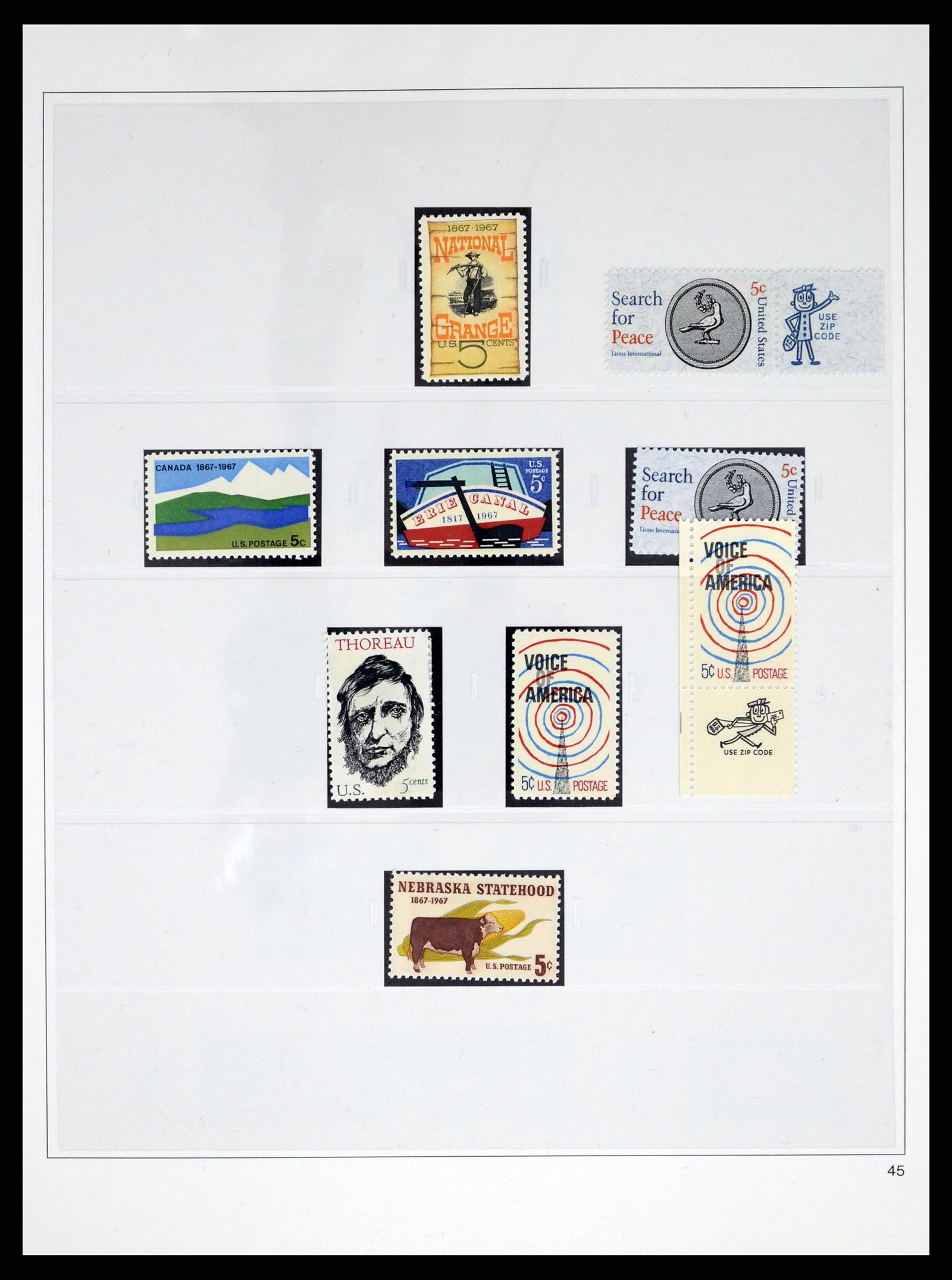 37551 088 - Stamp collection 37551 USA 1851-2001.