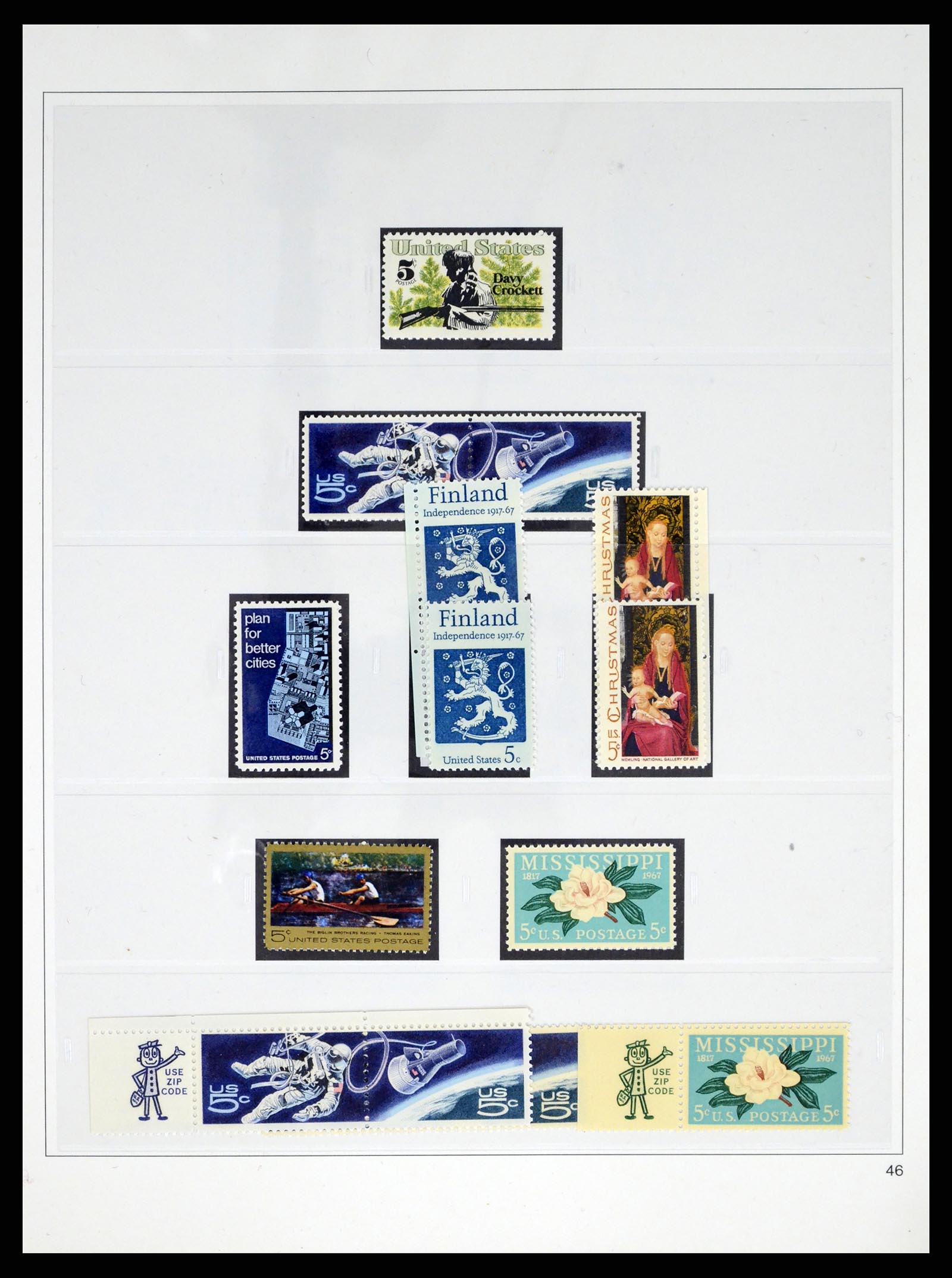 37551 089 - Stamp collection 37551 USA 1851-2001.