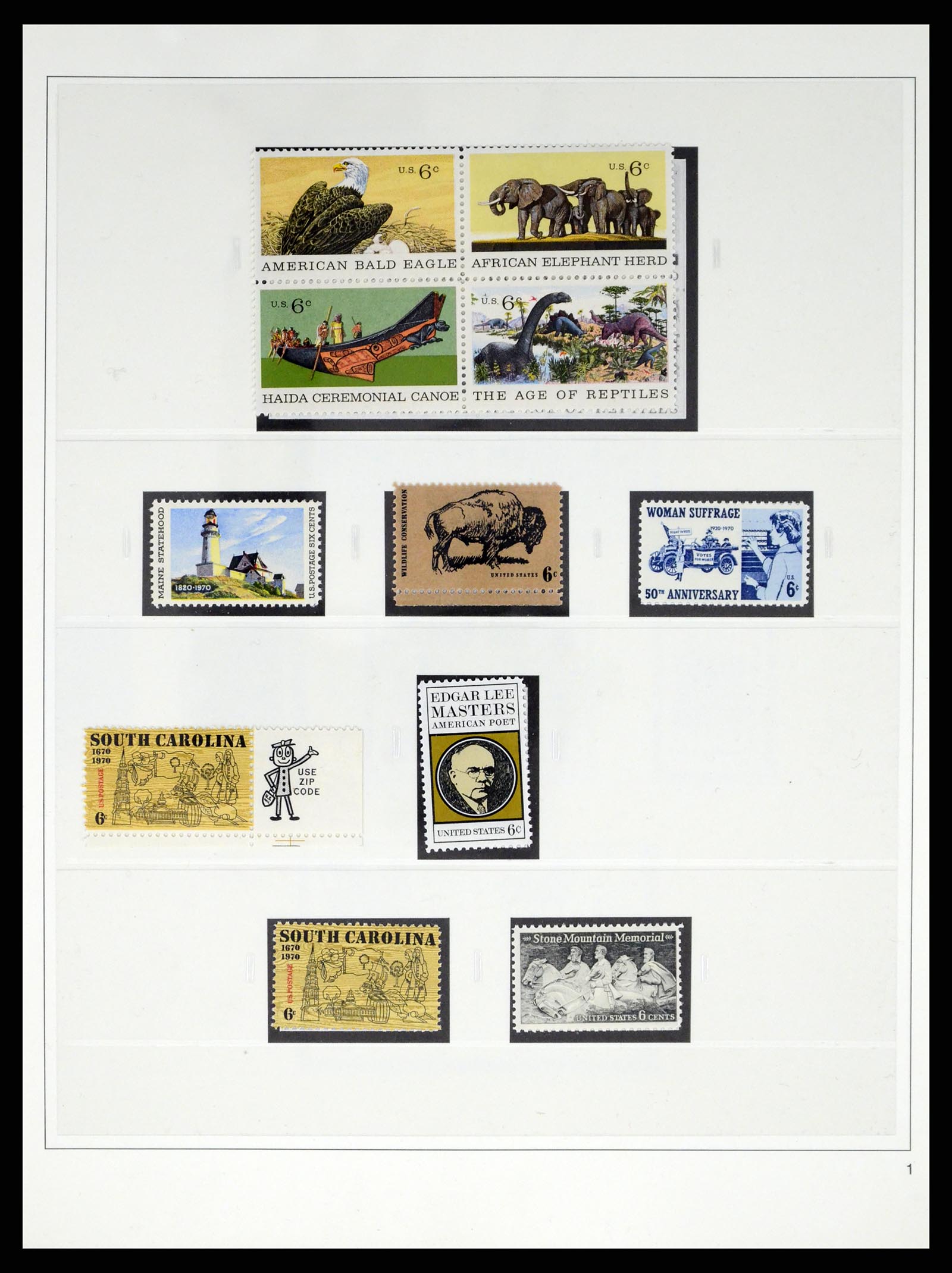 37551 097 - Stamp collection 37551 USA 1851-2001.