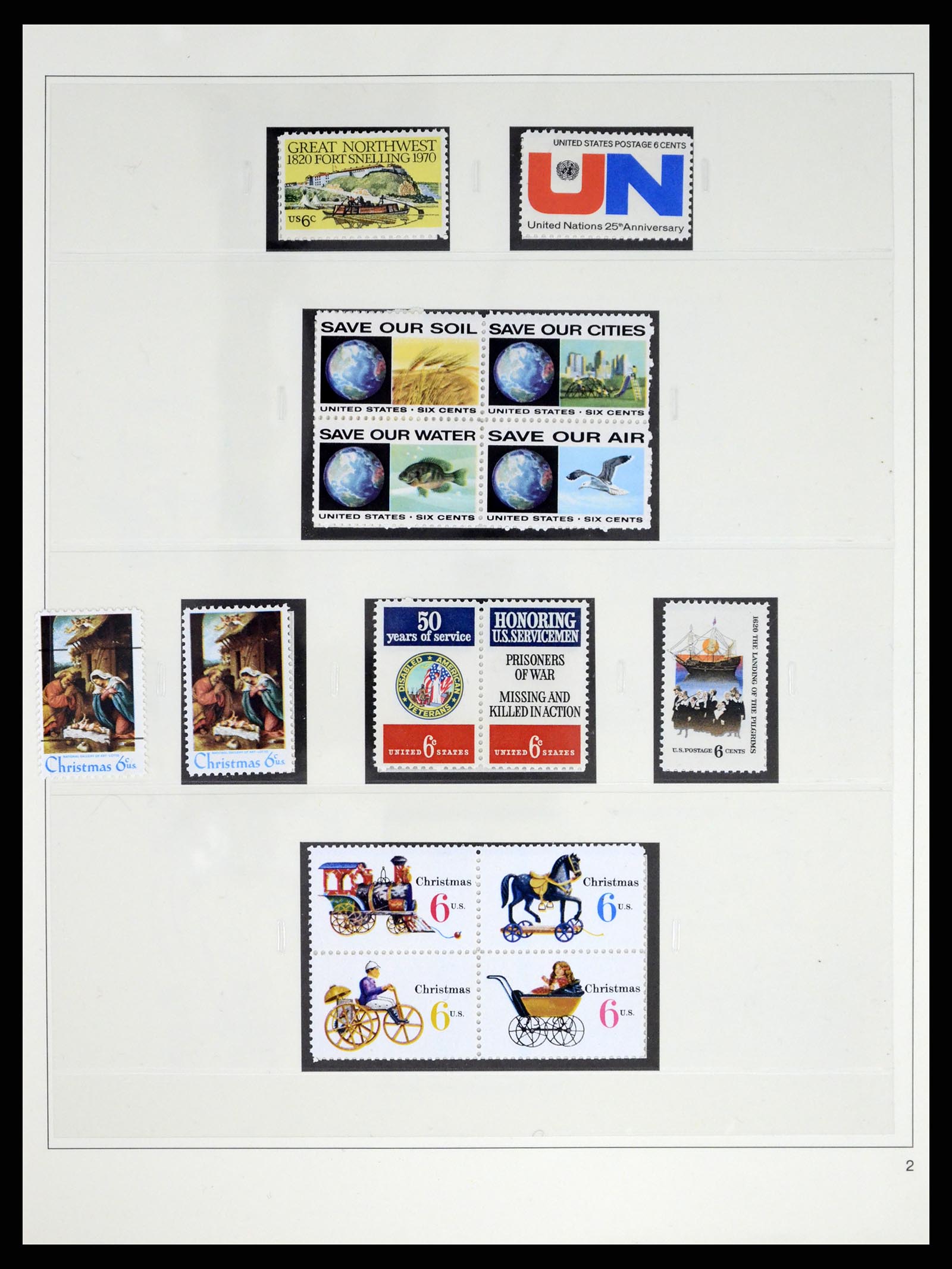 37551 098 - Stamp collection 37551 USA 1851-2001.