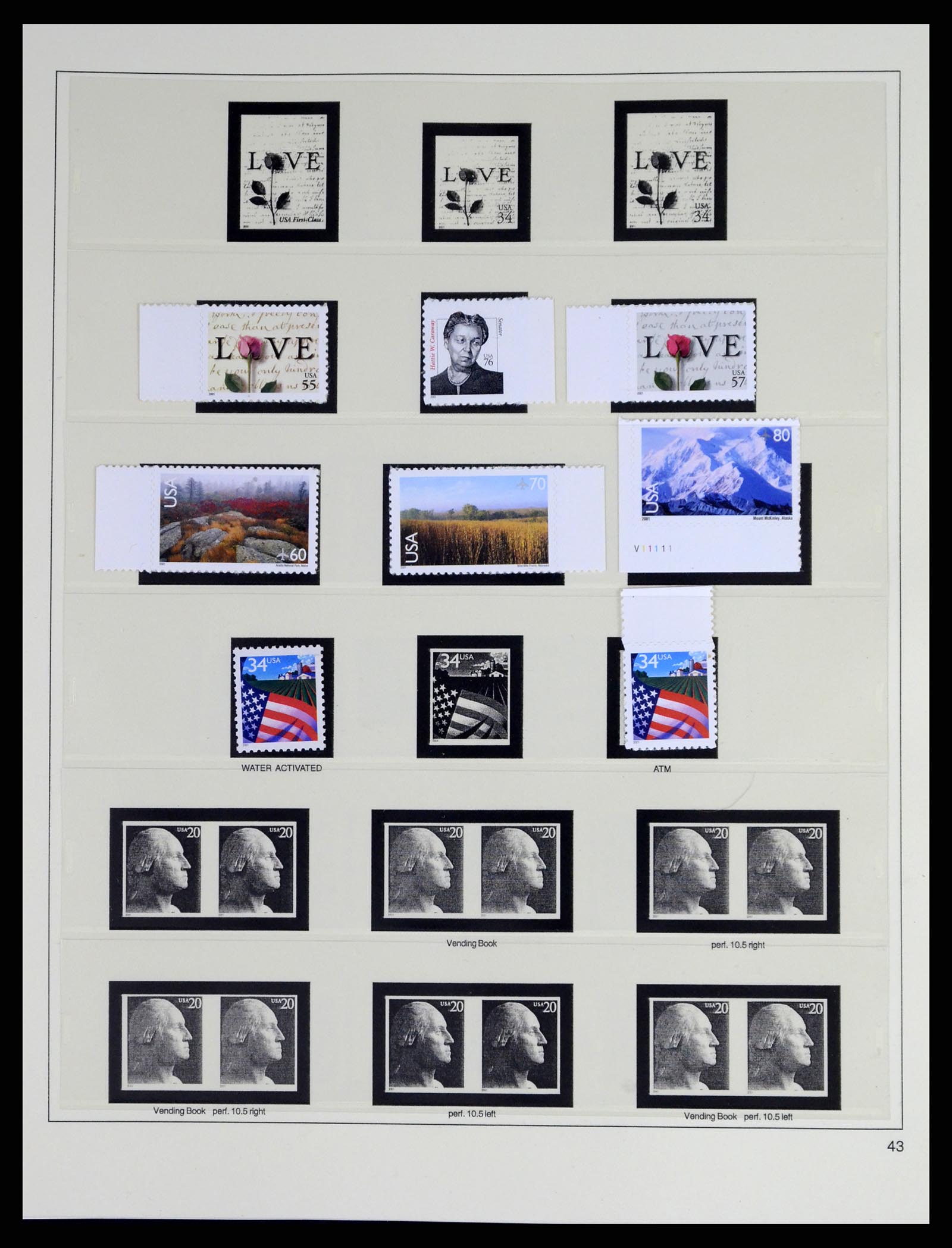 37551 183 - Stamp collection 37551 USA 1851-2001.
