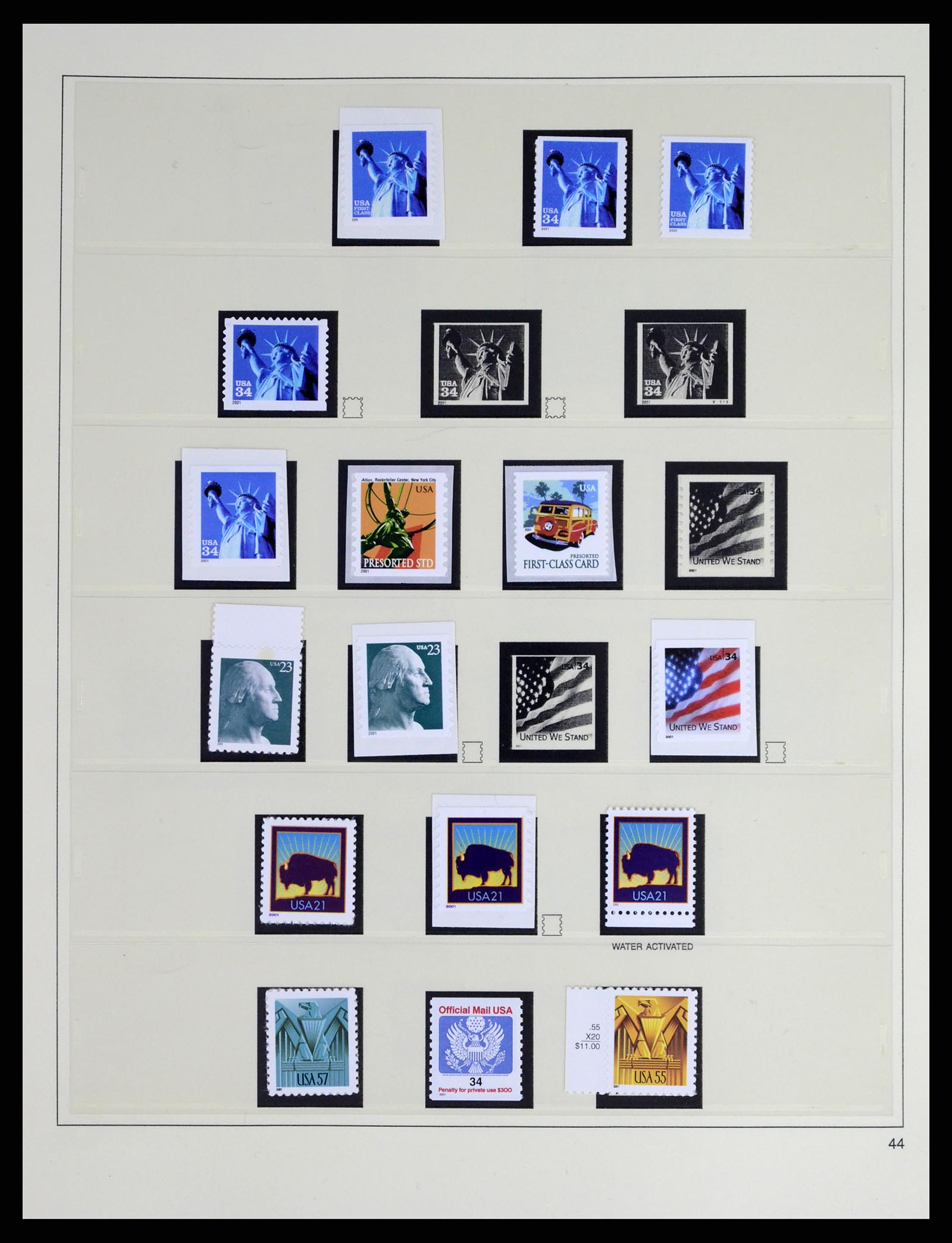 37551 184 - Stamp collection 37551 USA 1851-2001.