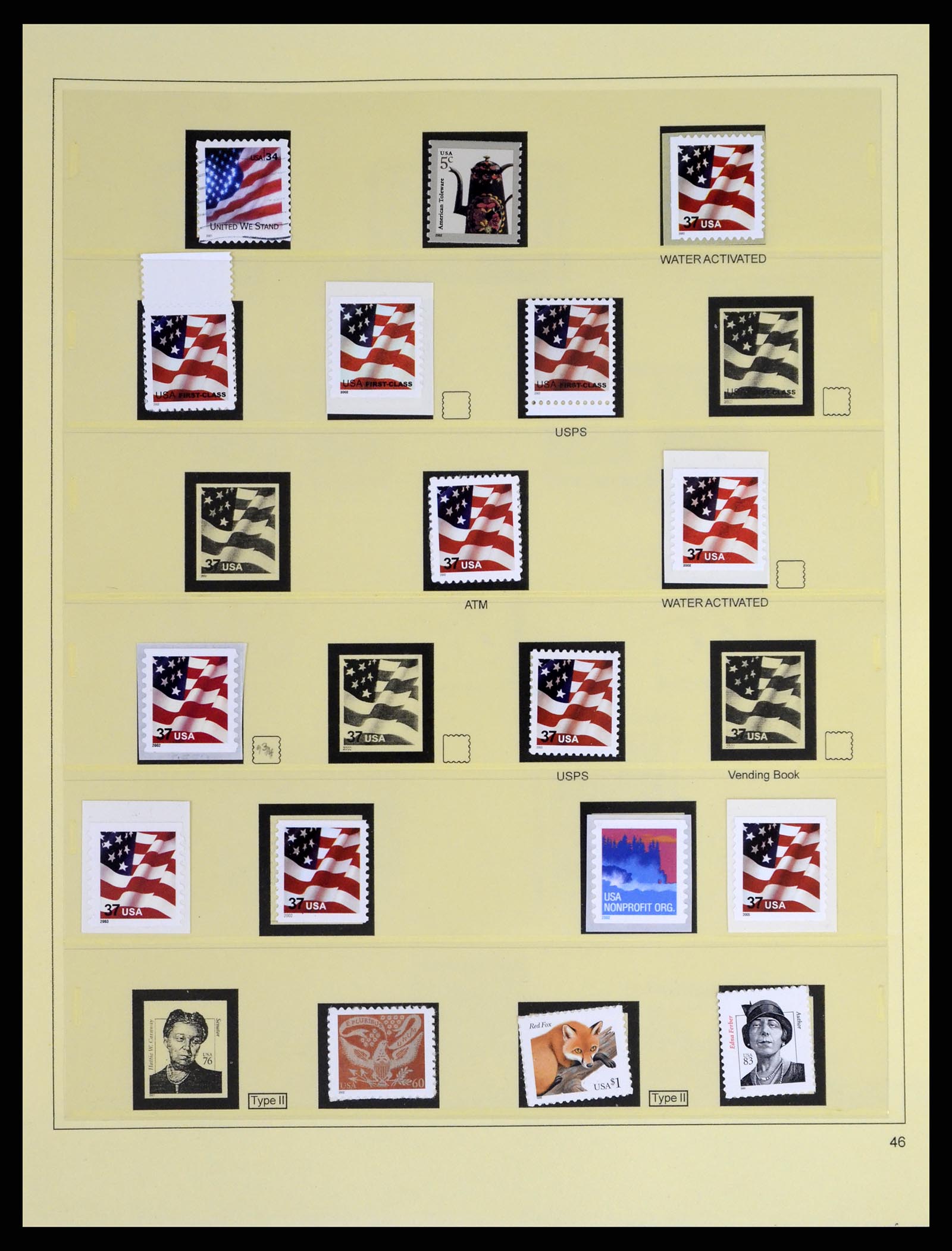 37551 186 - Stamp collection 37551 USA 1851-2001.